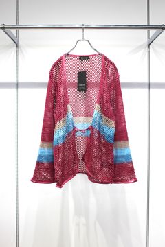 Ami Art Cardigan | BURGUNDY | アミカーディガン