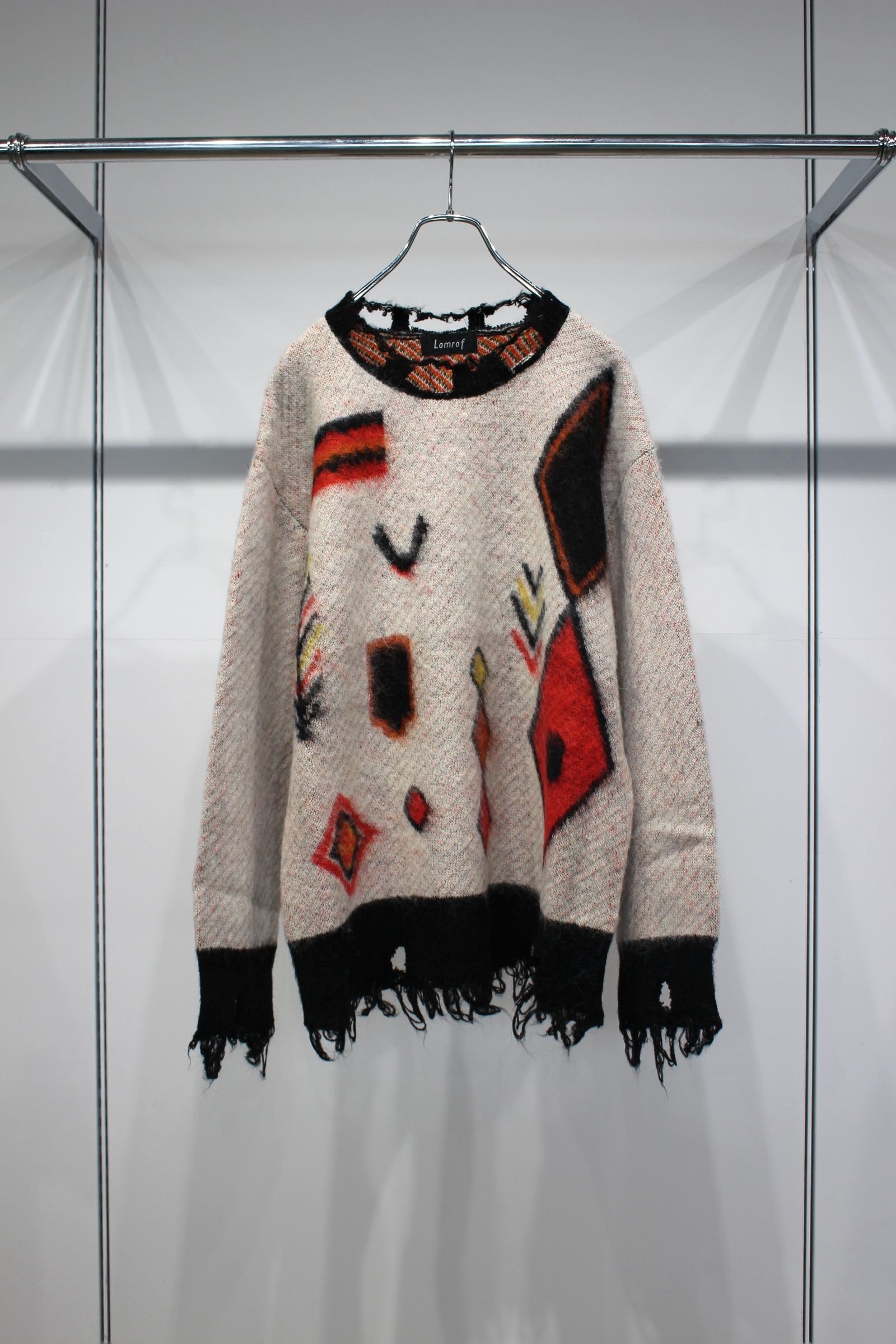 Berber Design Knit | OFF WHITE | ダメージニット