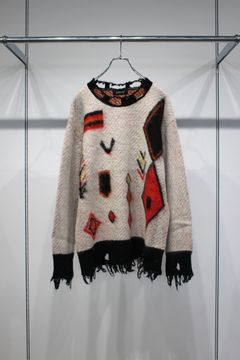 Berber Design Knit | OFF WHITE | ダメージニット