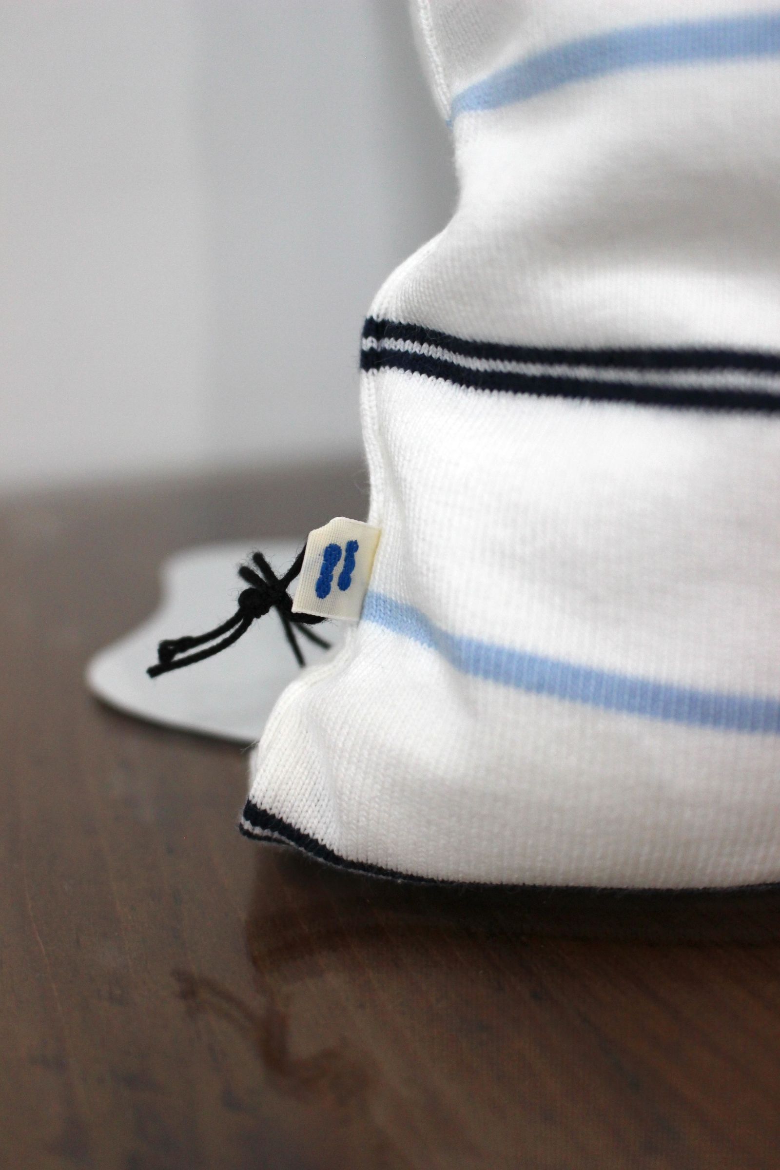 Striped cushion | WHITE | クッション