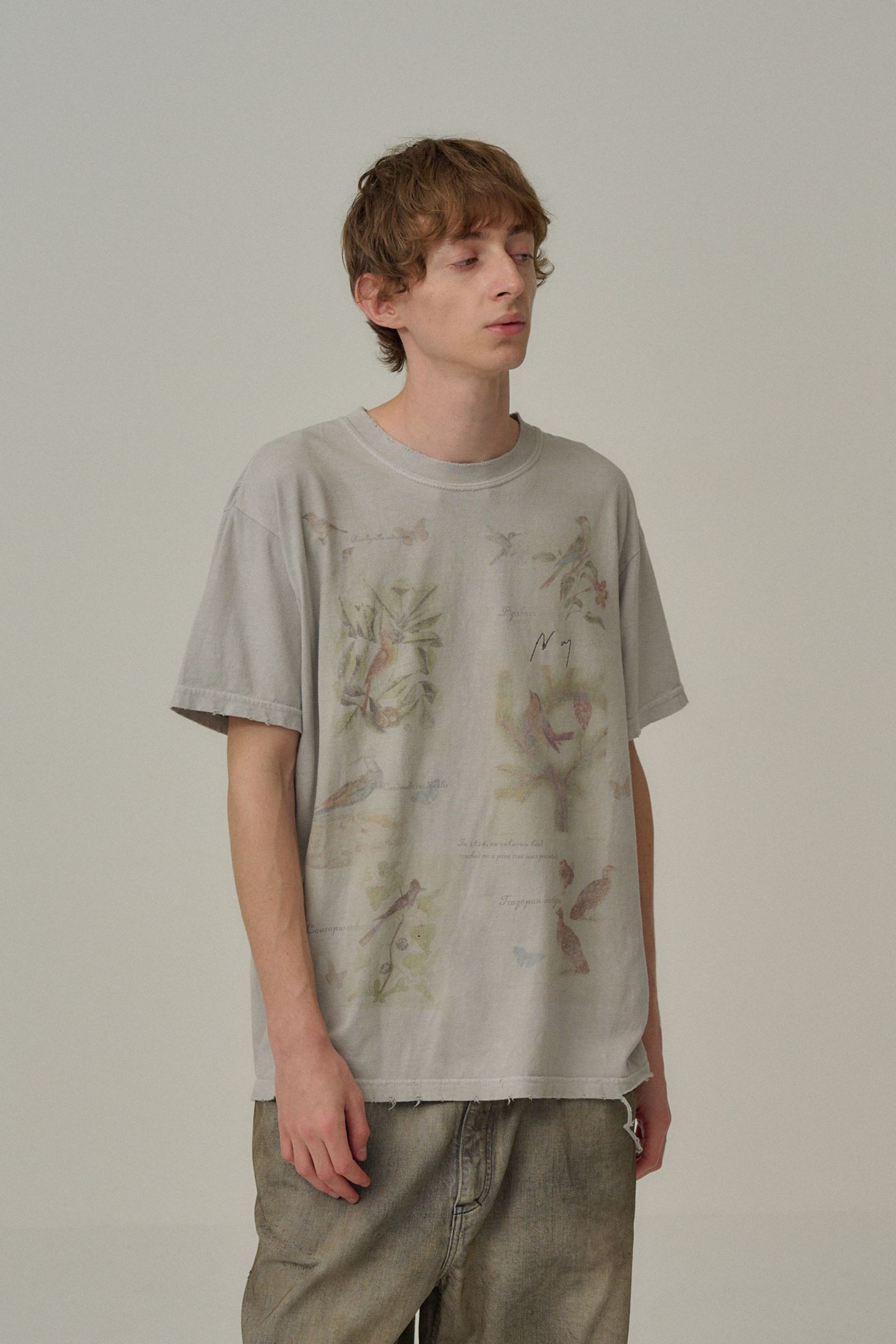 BIRD ENCYCLOPEDIA T-SHIRT | PEPPER | カットソー