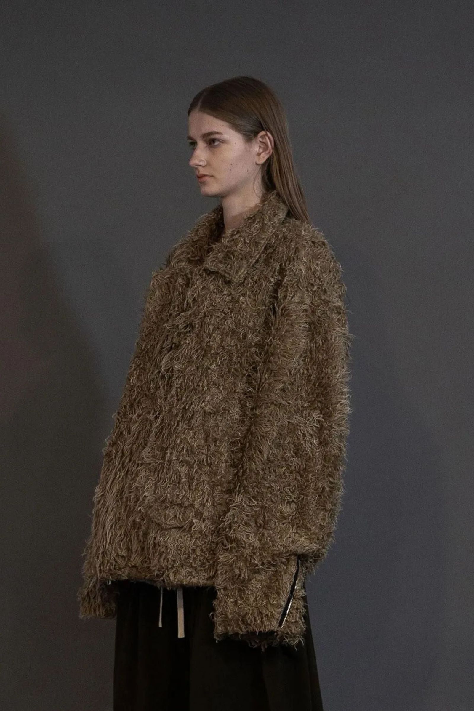 SHAGGY RIDERS JACKET | BEIGE | ライダースジャケット