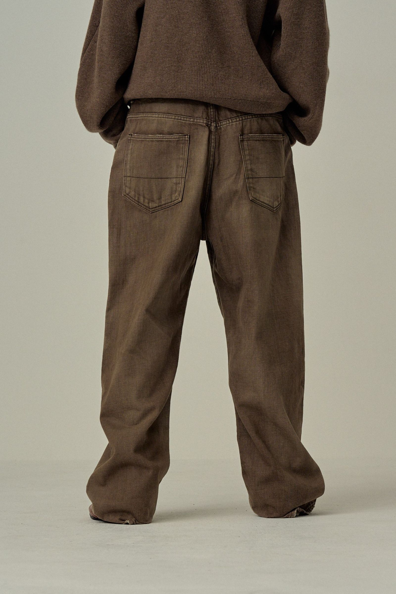 #02 AGING01 | BROWN | デニムパンツ