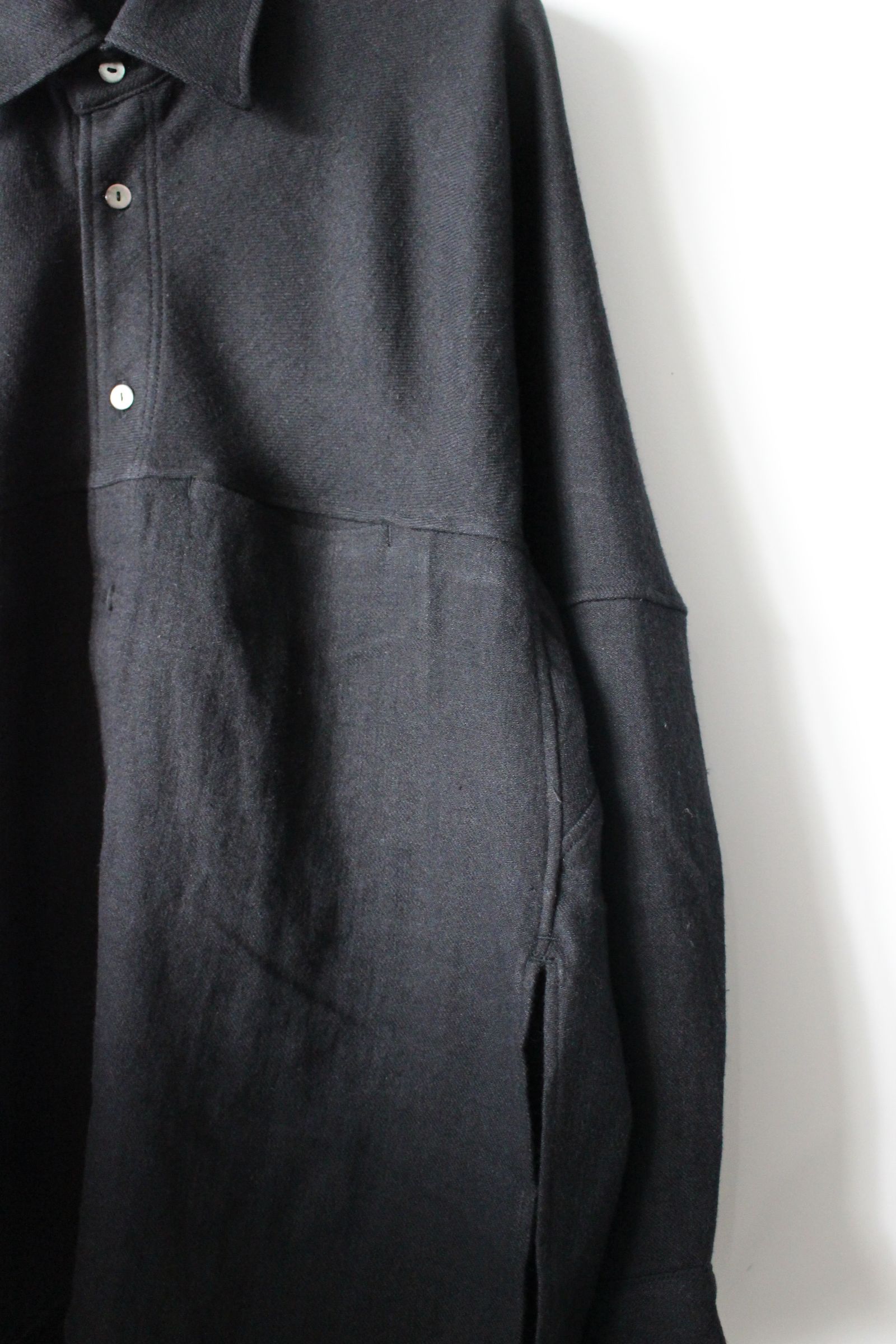 W/L KIMONO SHIRT/BLACK