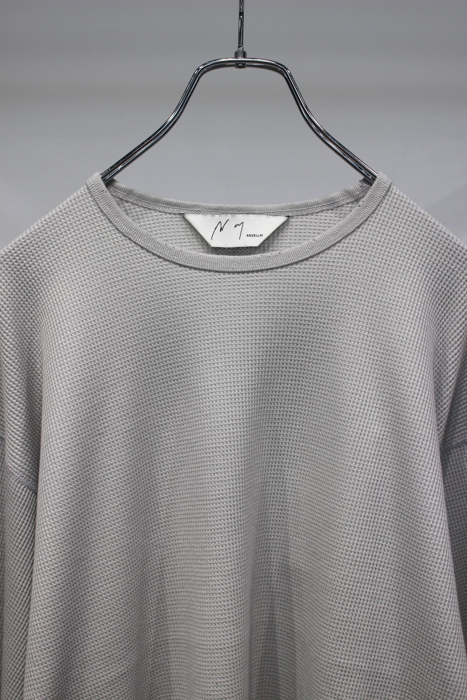 DAMAGE WAFFLE CREW LS | GREIGE | カットソー