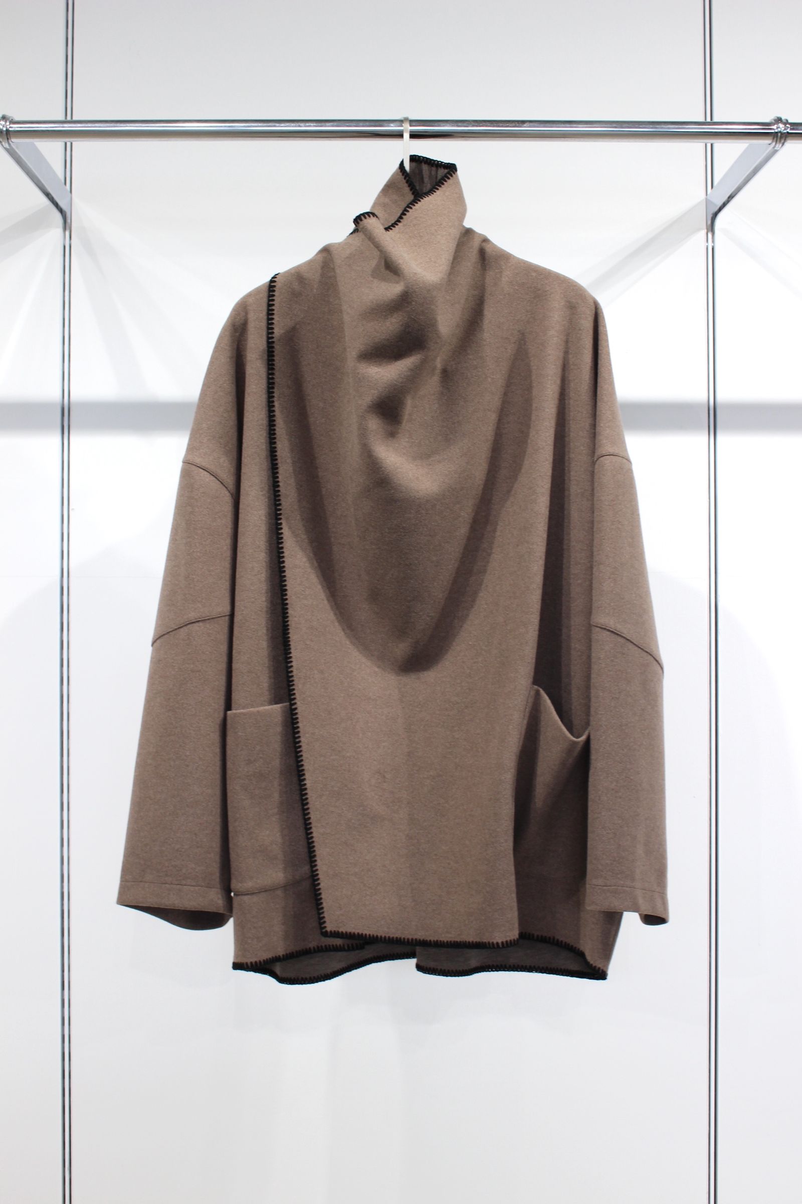 WOOLLET Drape Jacket/BEIGE/ジャケット