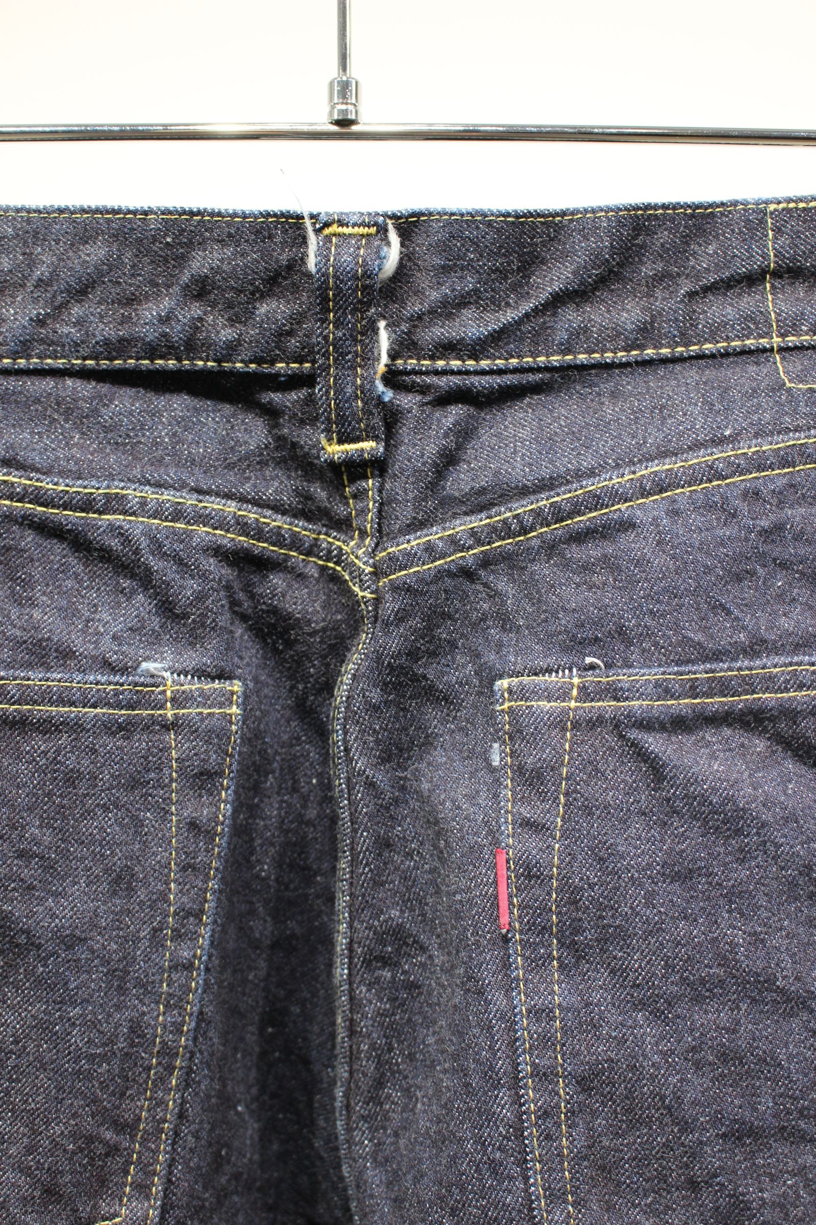 WASH HEAVY KIBATA SHUTTLE WWII 1943 DENIM JEANS | NAVY | デニムパンツ