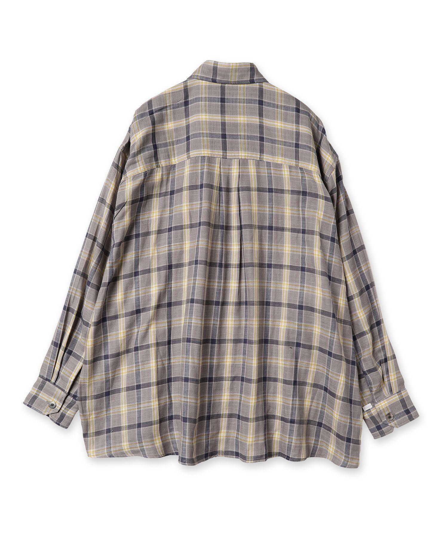 JieDa - CHECK OVERSIZED SHIRT L/S/BLUE | NapsNote