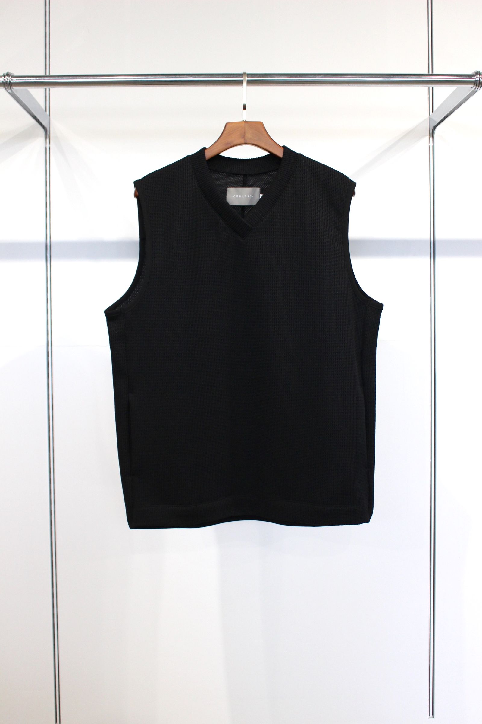 DRY KNIT VEST/BLACK