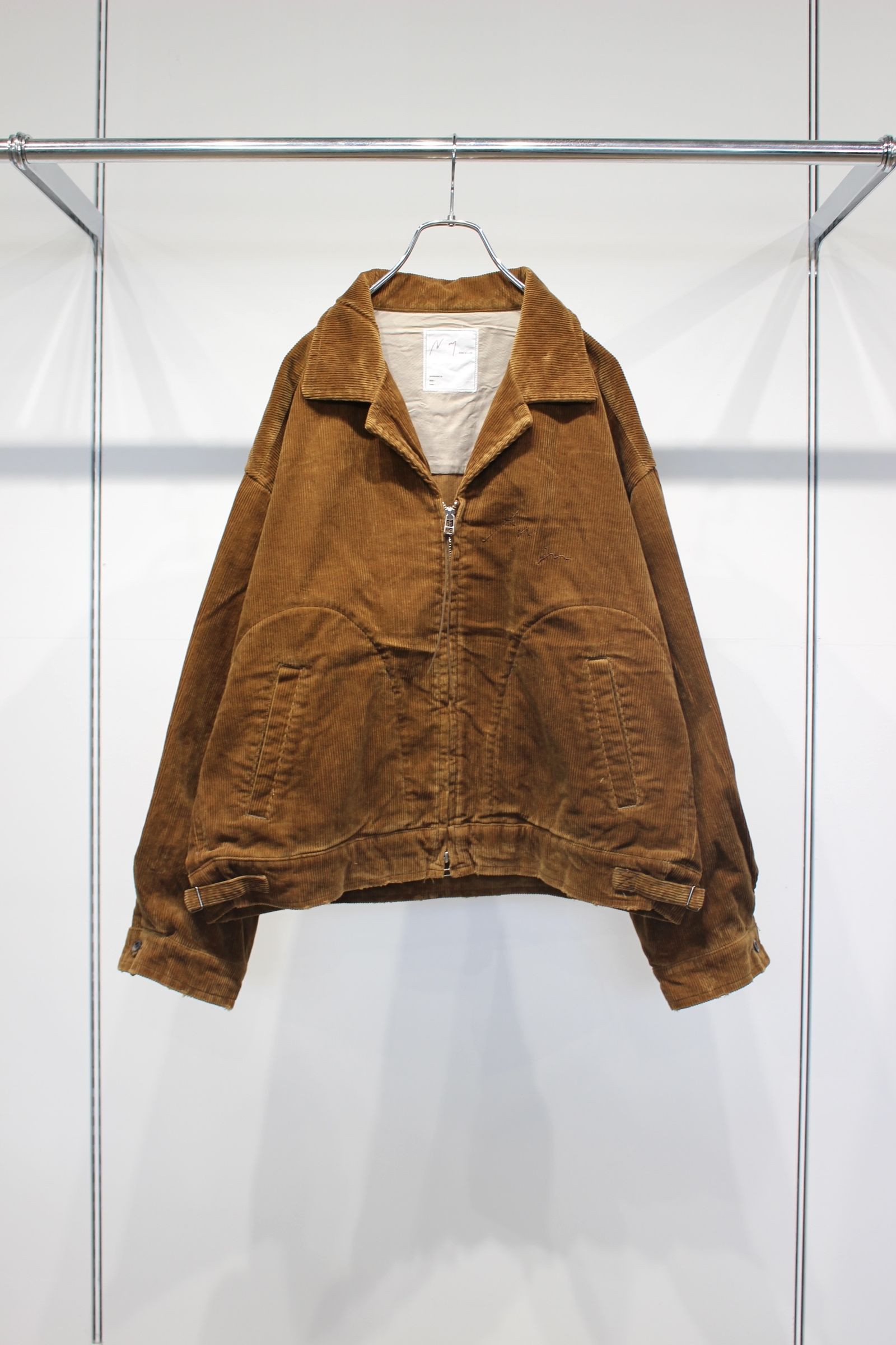 [ラスト1点] CORDUROY ZIPUP JACKET | CAMEL | コーデュロイジャケット