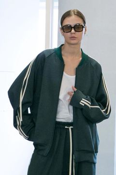 JACQUARD CHECK JERSEY TRACK JACKET | GREEN | ジャージ