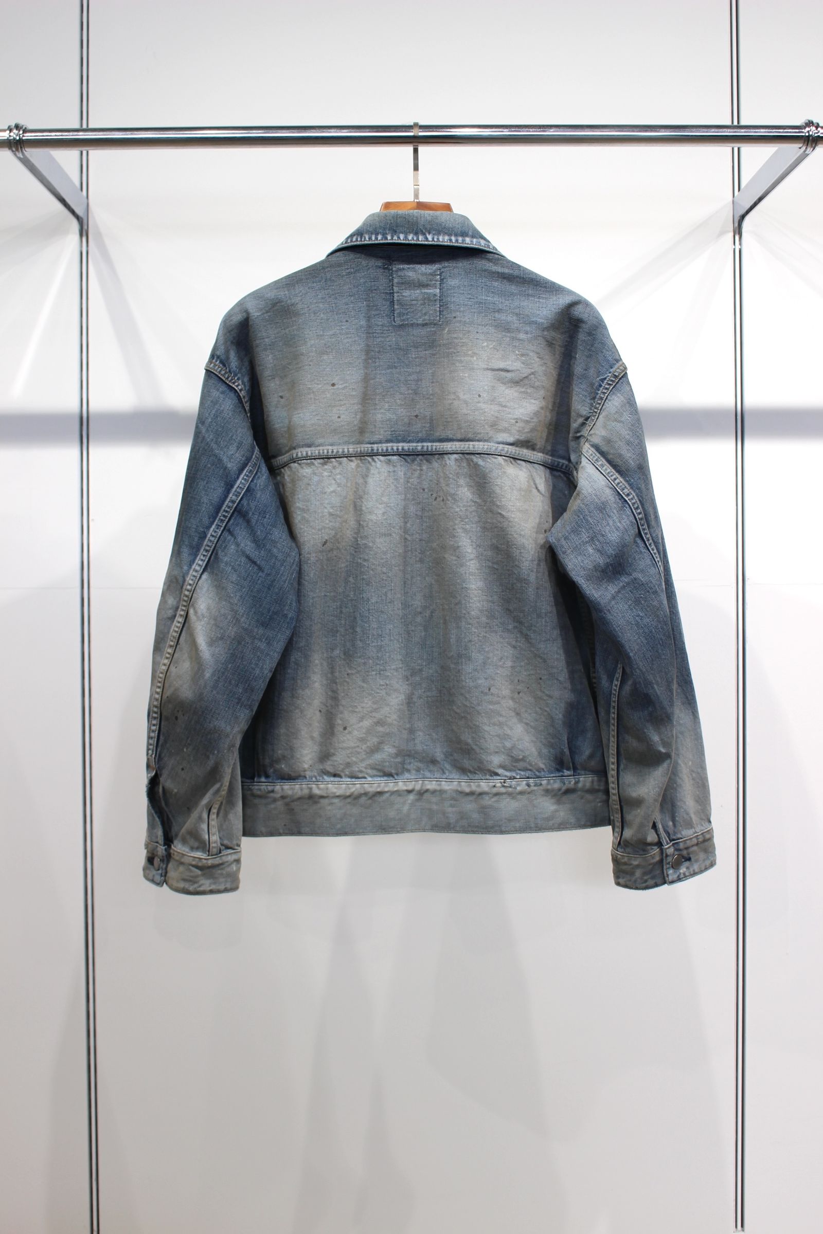 AGING DENIM JACKET | D.INDIGO | デニムジャケット