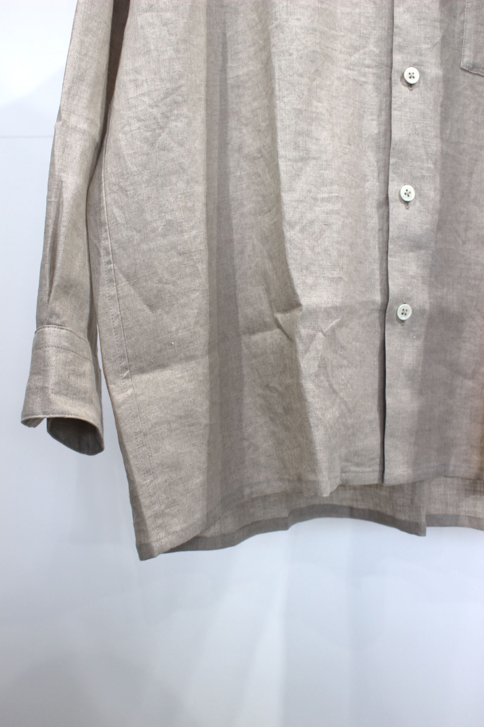 VICTOR L/S WIDE FIT SHIRTS/シャツ/ECRU