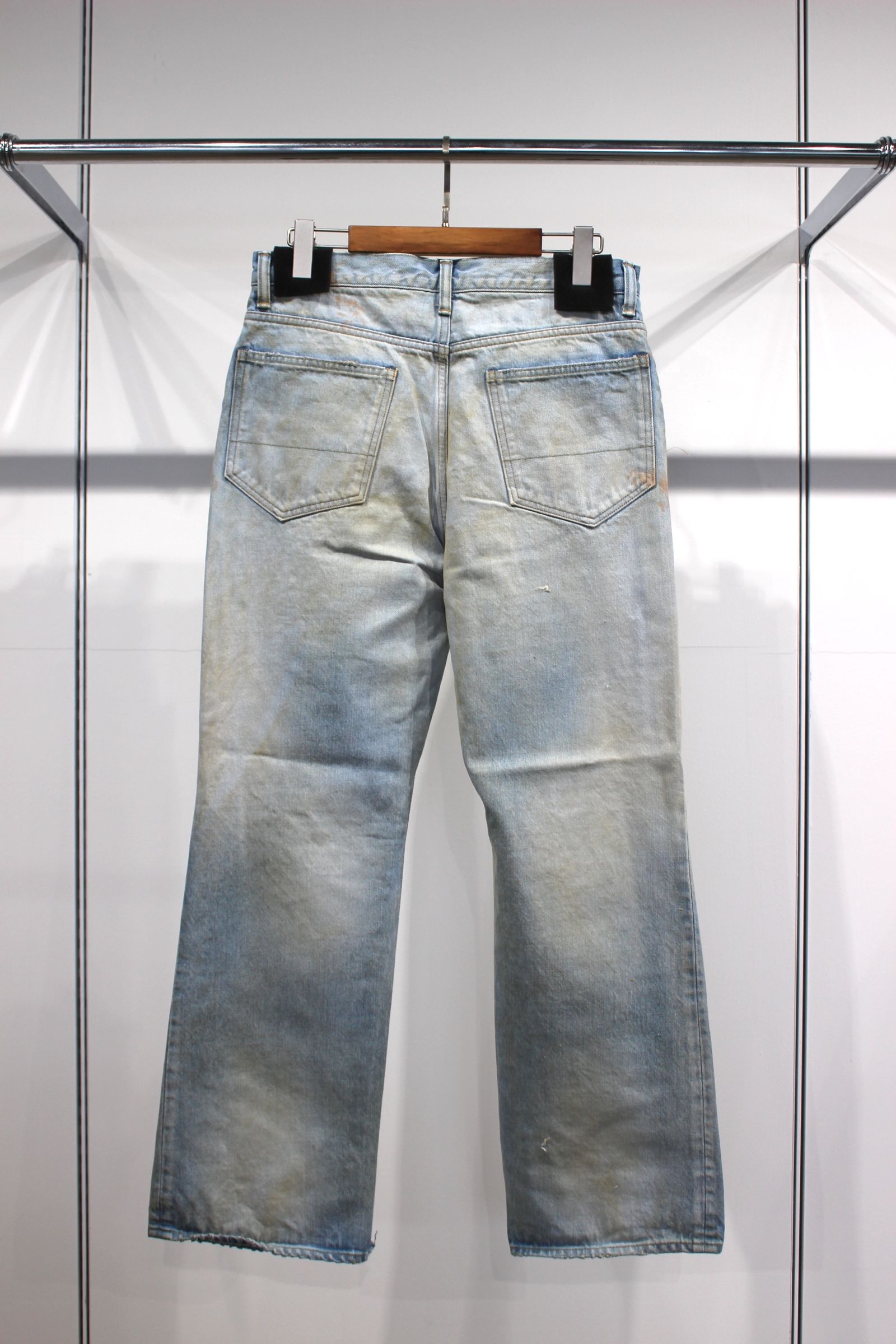 ANCELLM - CRASH SELVEDGE SHOE CUT 5P DENIM PANTS/INDIGO | NapsNote