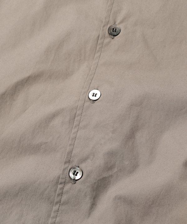 CUTTING OVER SHIRT | KHAKI | シャツ