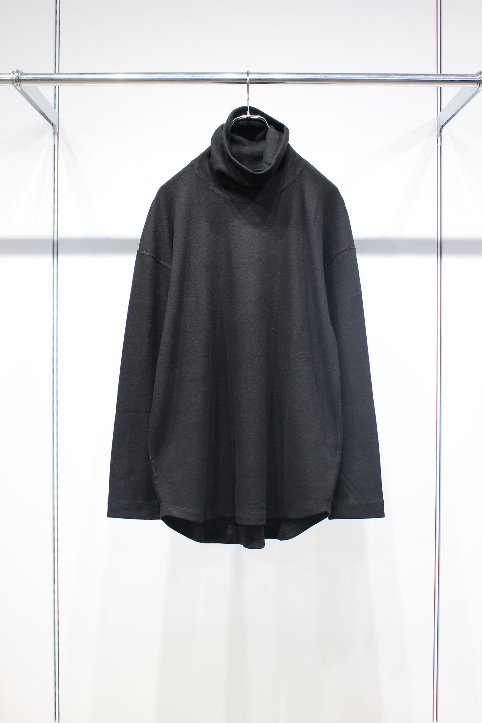 PREMIEREWARM L/S TEE (turtle-neck) | BLACK | カットソー