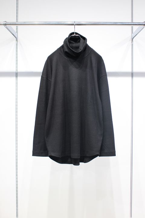 PREMIEREWARM L/S TEE (turtle-neck) | BLACK | カットソー