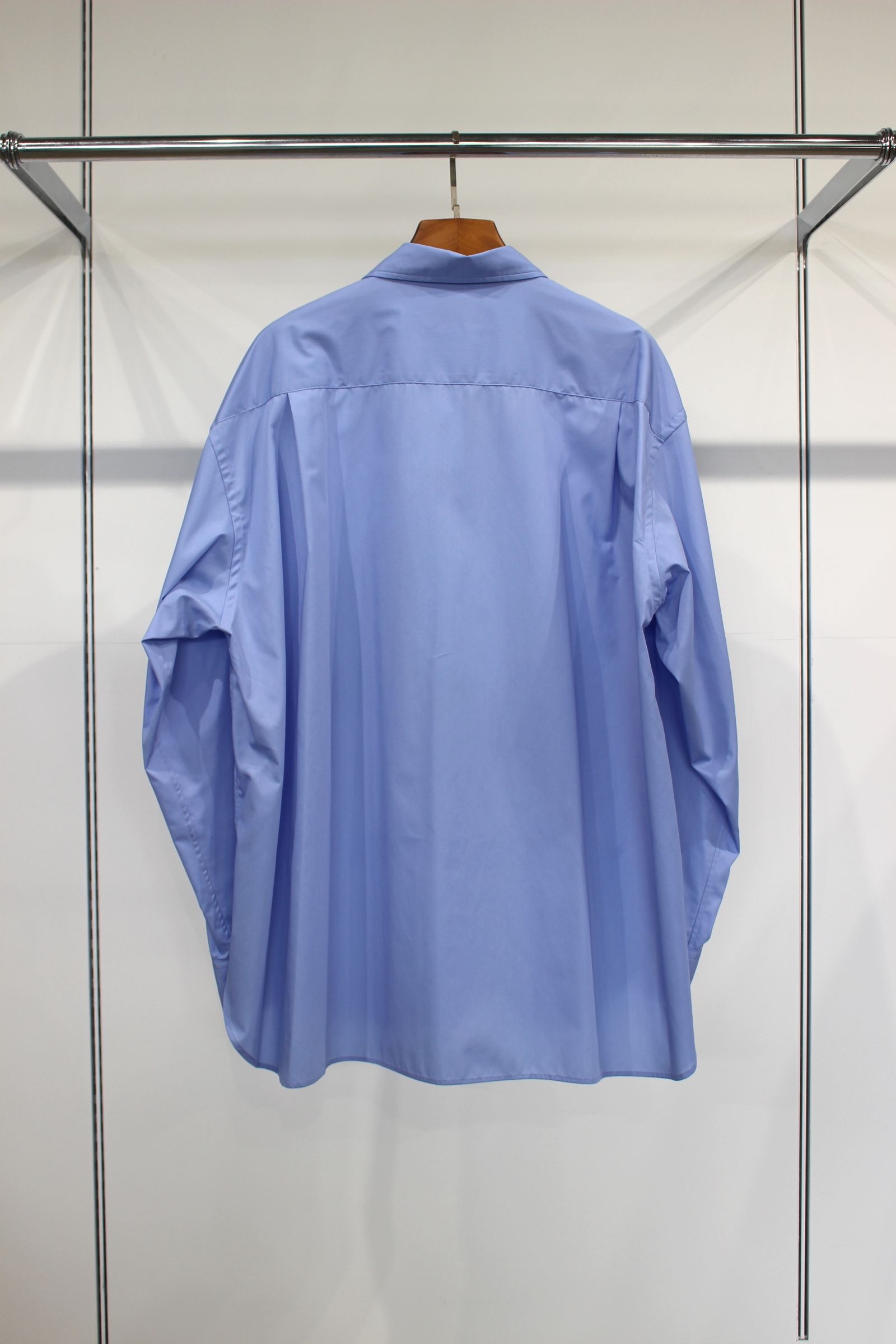 STEP POCKET FLYFRONT SHIRT/SAX