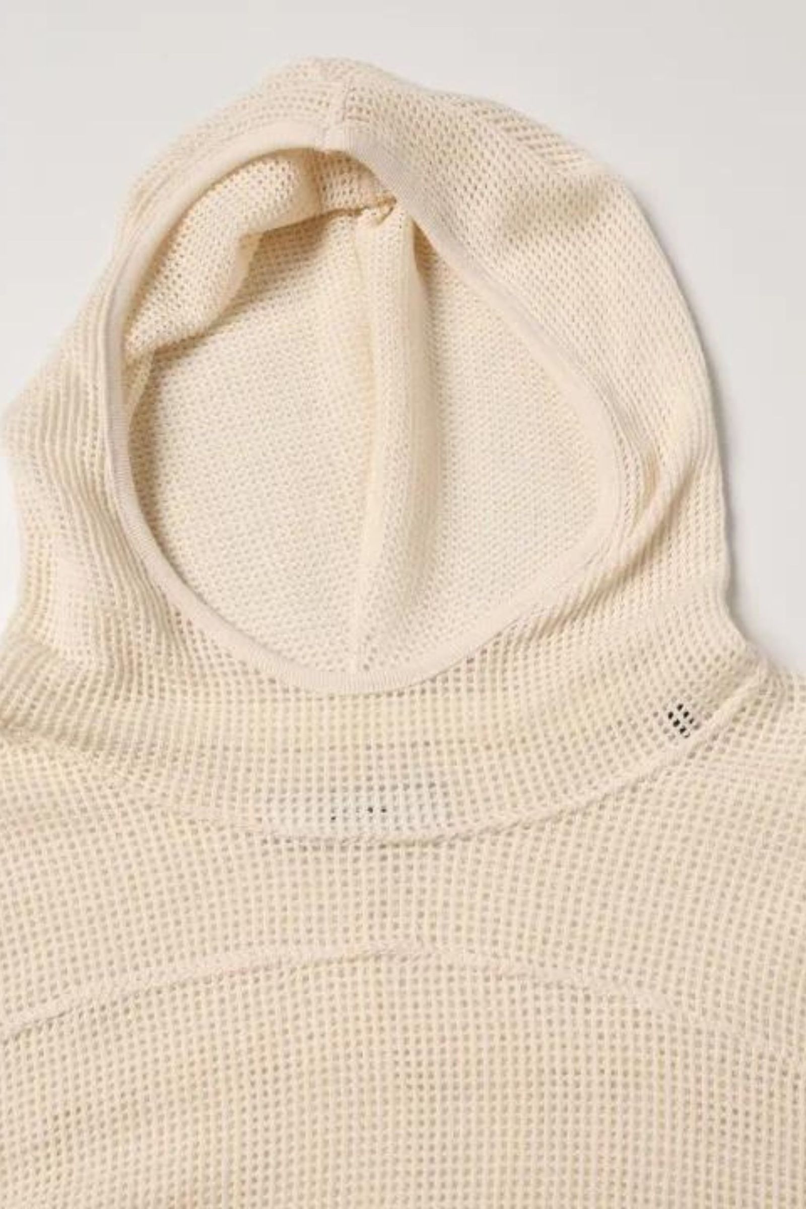 MESH HOODIE | IVORY | メッシュフーディ