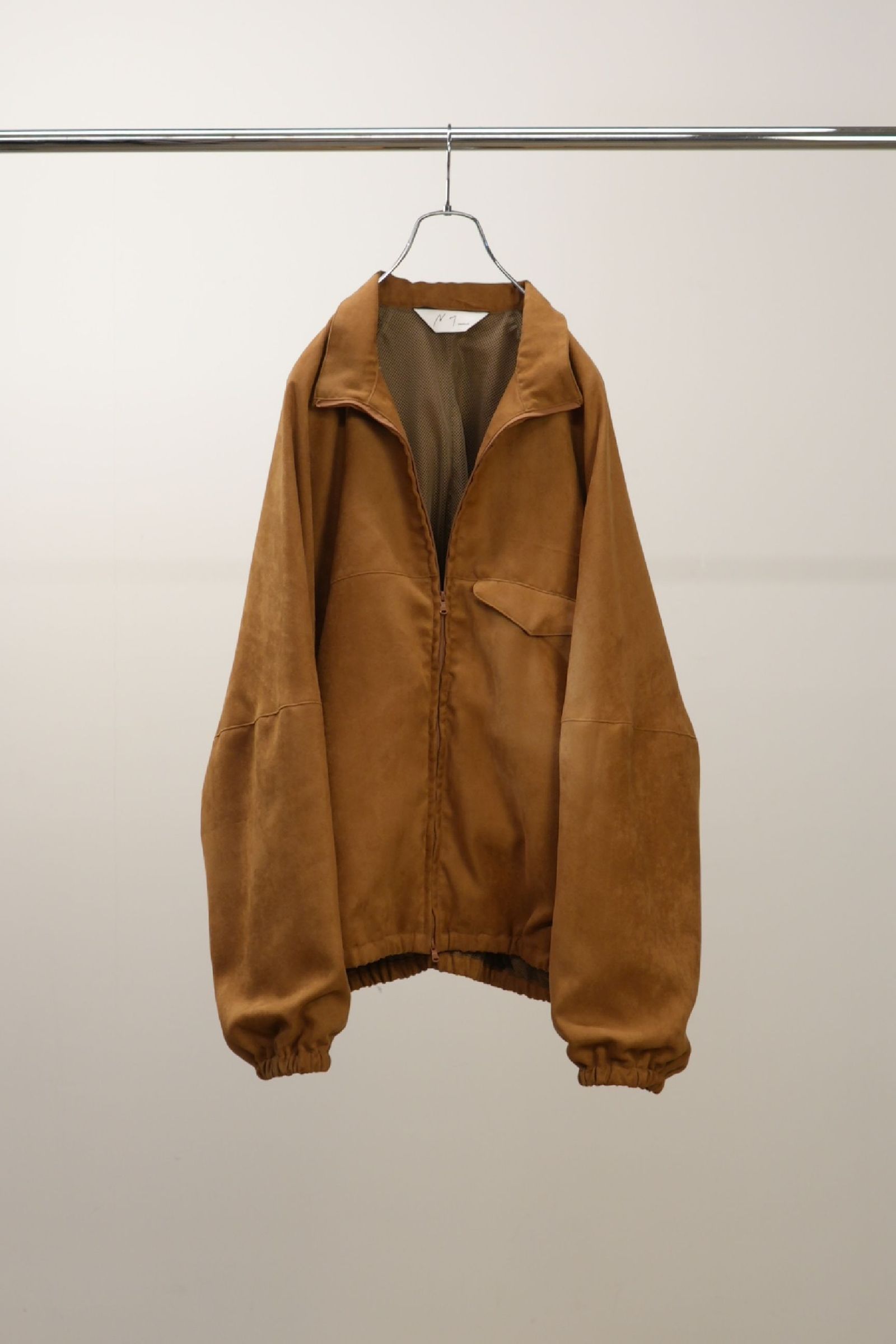 VEAGAN SUEDE KIMONO BLOUSON | BROWN | ライトアウター