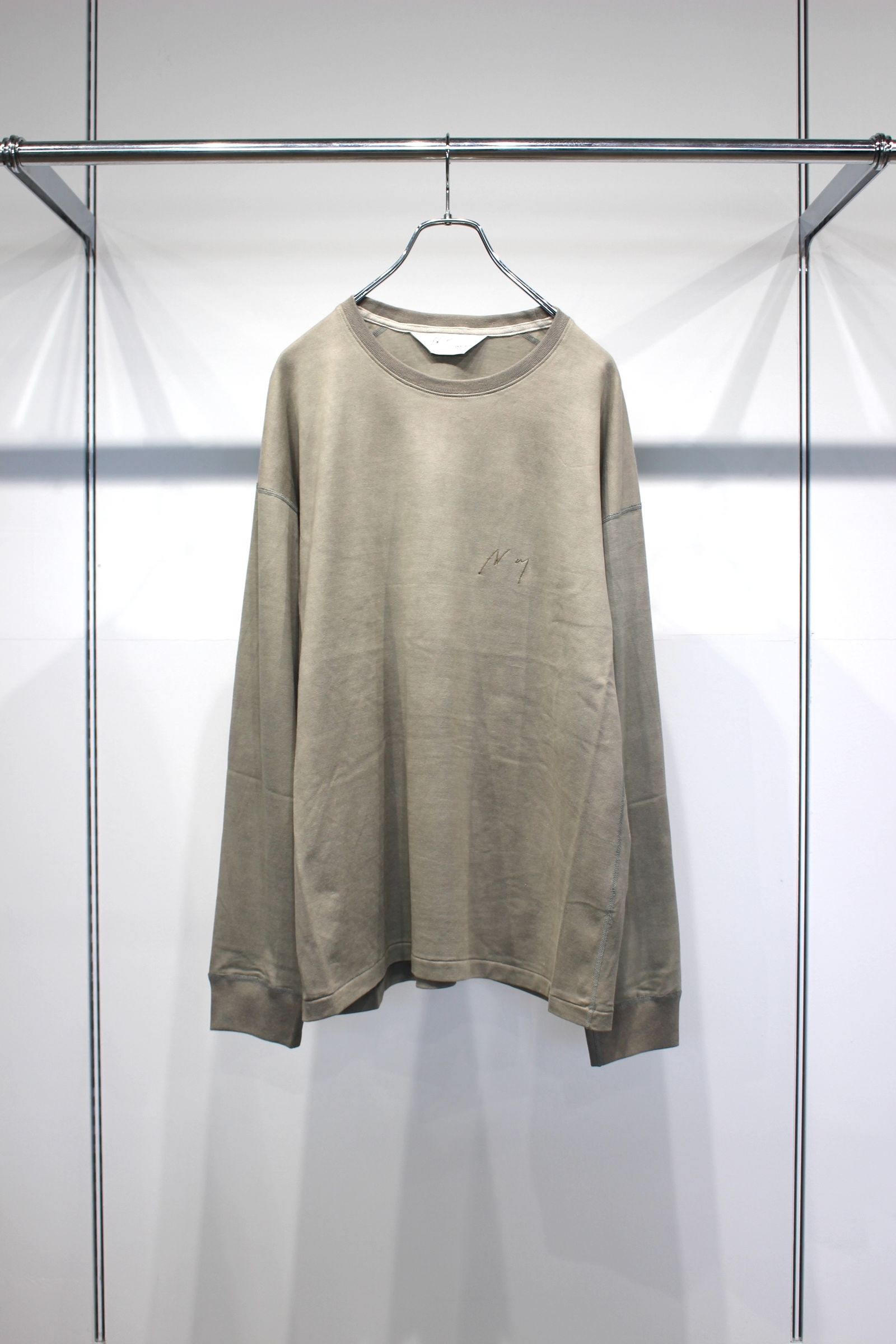 UNEVENNESS LS T-SHIRT | GRAY | カットソー