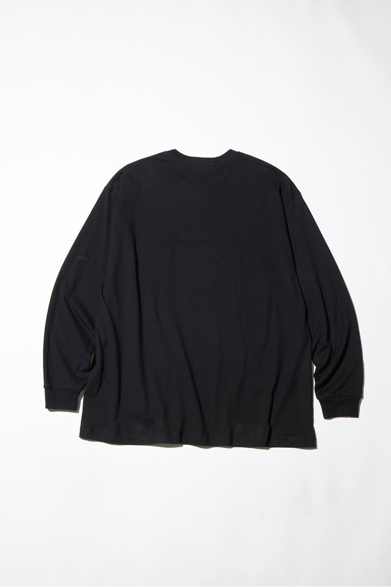 PRINTED CROSS NECK T-SHIRT LS -MOTION-/プリントカットソー