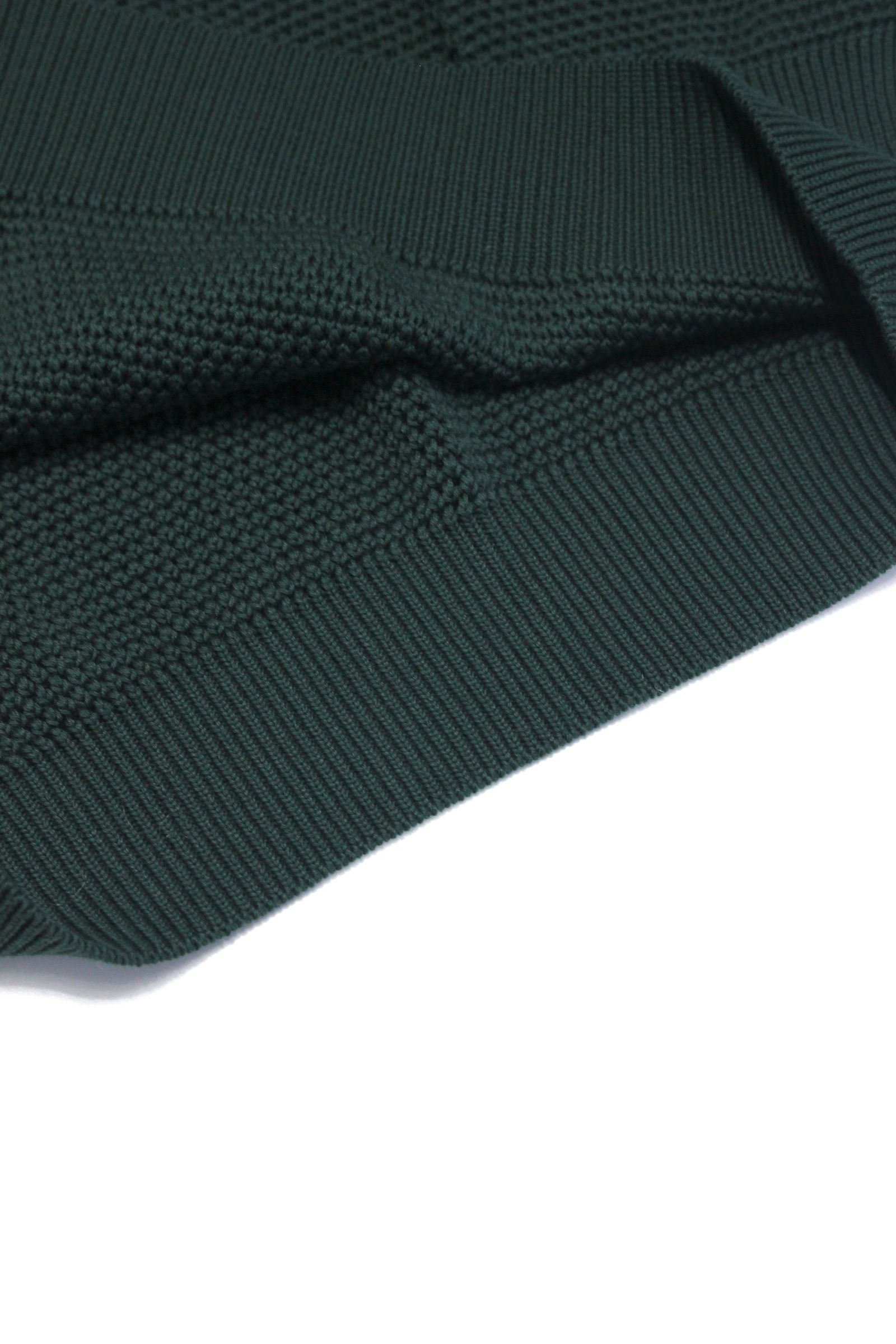 COTTON KNIT CREW SWEATER/コットンニットクルーネック