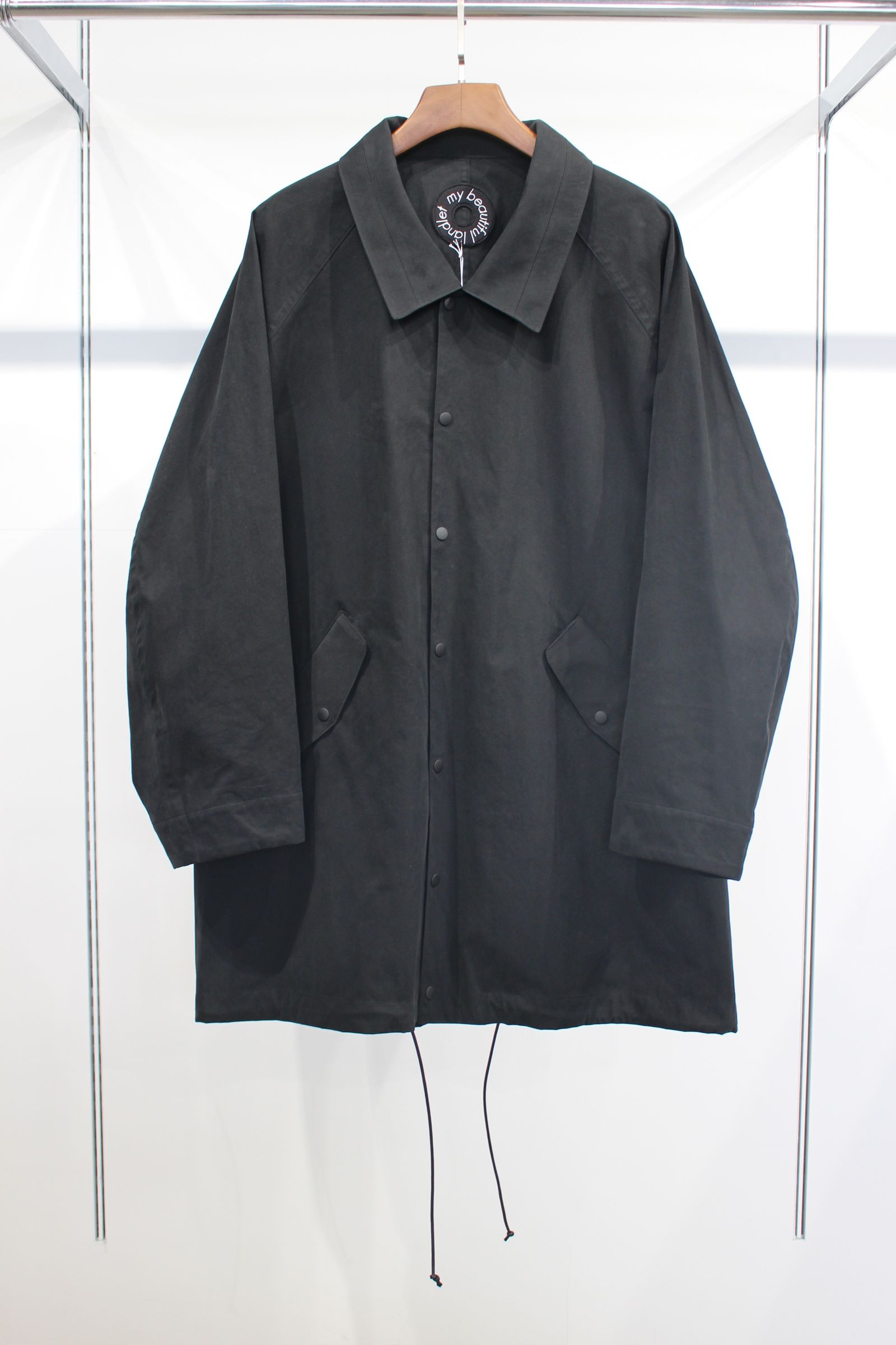 my beautiful landlet - COTTON NYLON BIO HALF COAT/ハーフコート