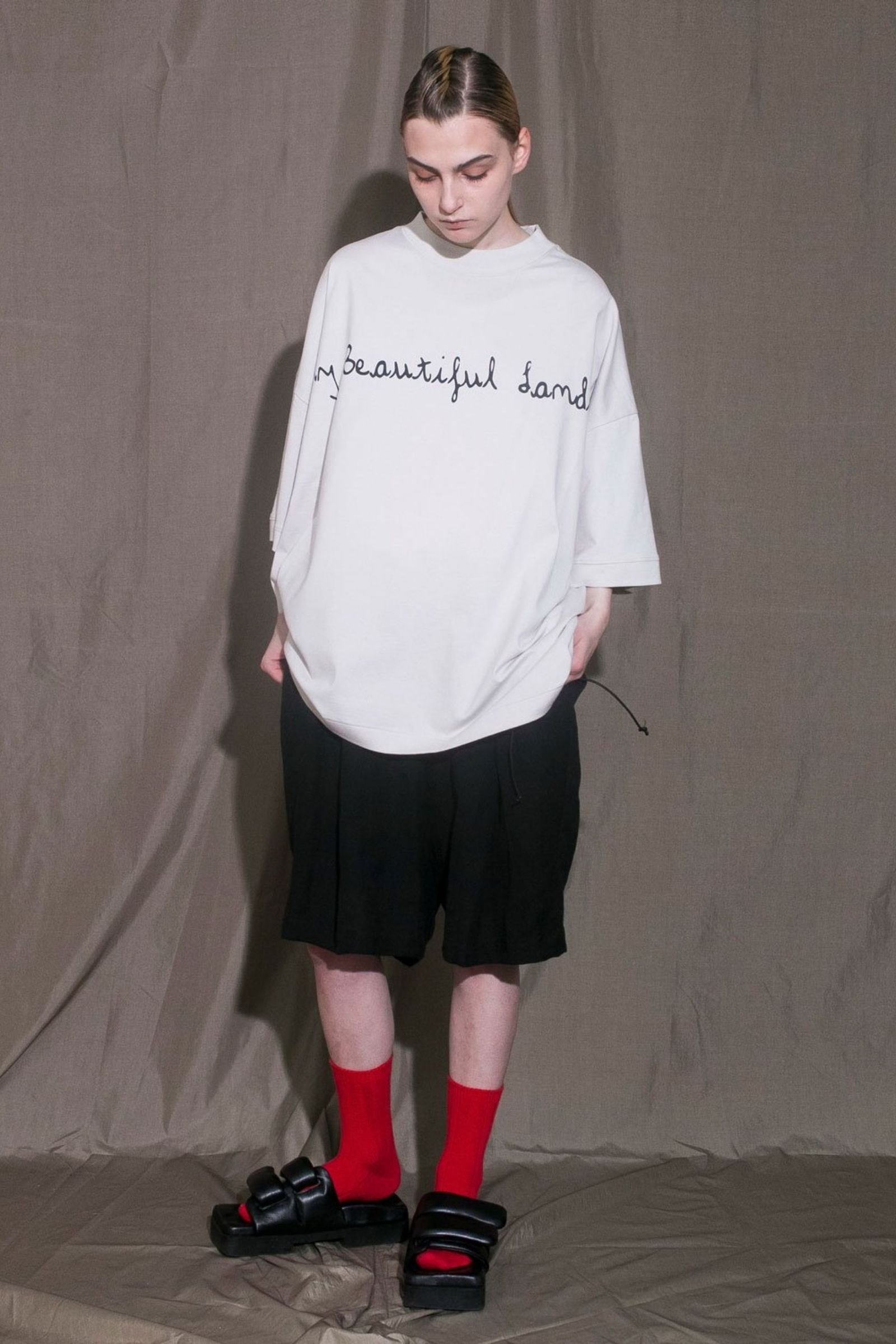 SUAI-SUAI JERSEY LOGO T-SHIRT/ビッグプリントTEE