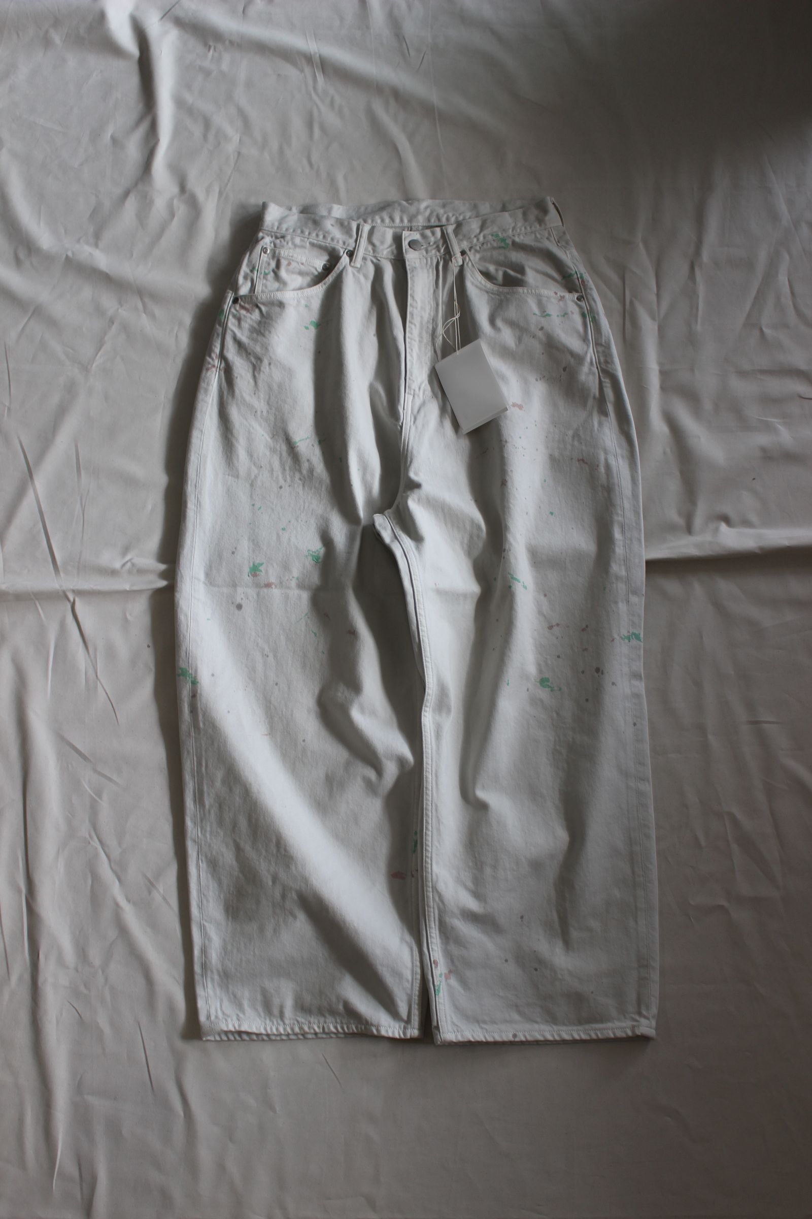 AGING WIDE 5P DENIM PANTS | WHITE | デニム