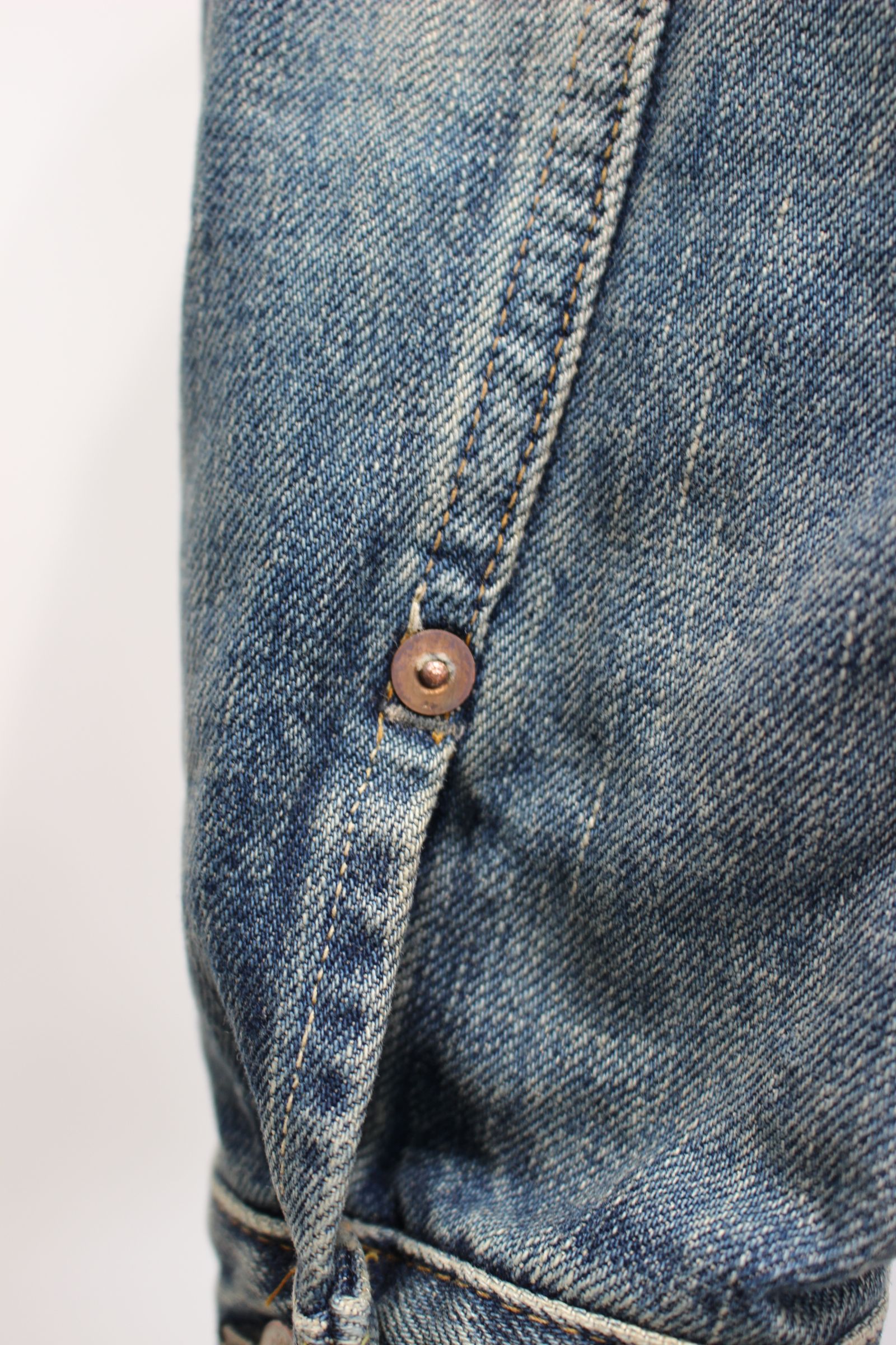 HYPER BIG CLASSIC VINTAGE "2ND" SHUTTLE DENIM SIDE PANEL JACKET | C.NAVY | デニムジャケット