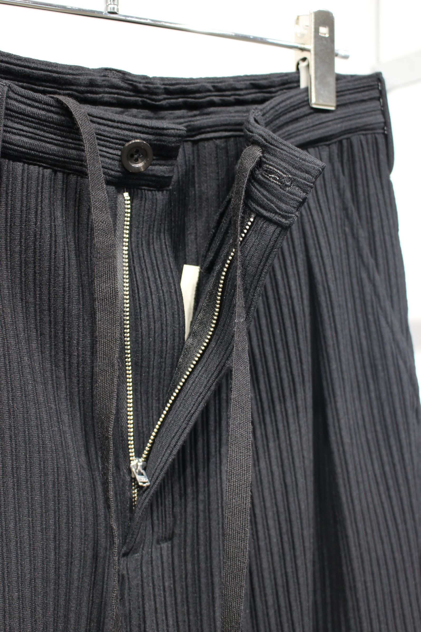 WIDE EASY PANTS | BLACK | イージーパンツ