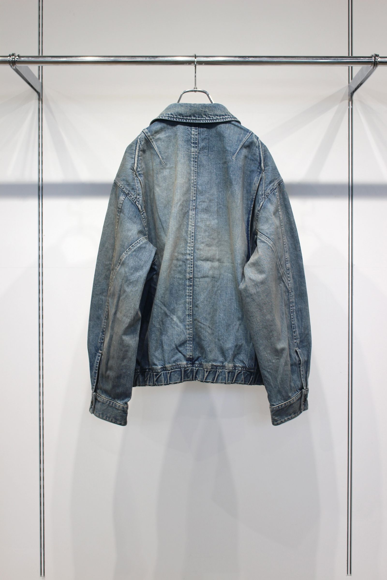 AGING DENIM TUCK JACKET | INDIGO | デニムジャケット