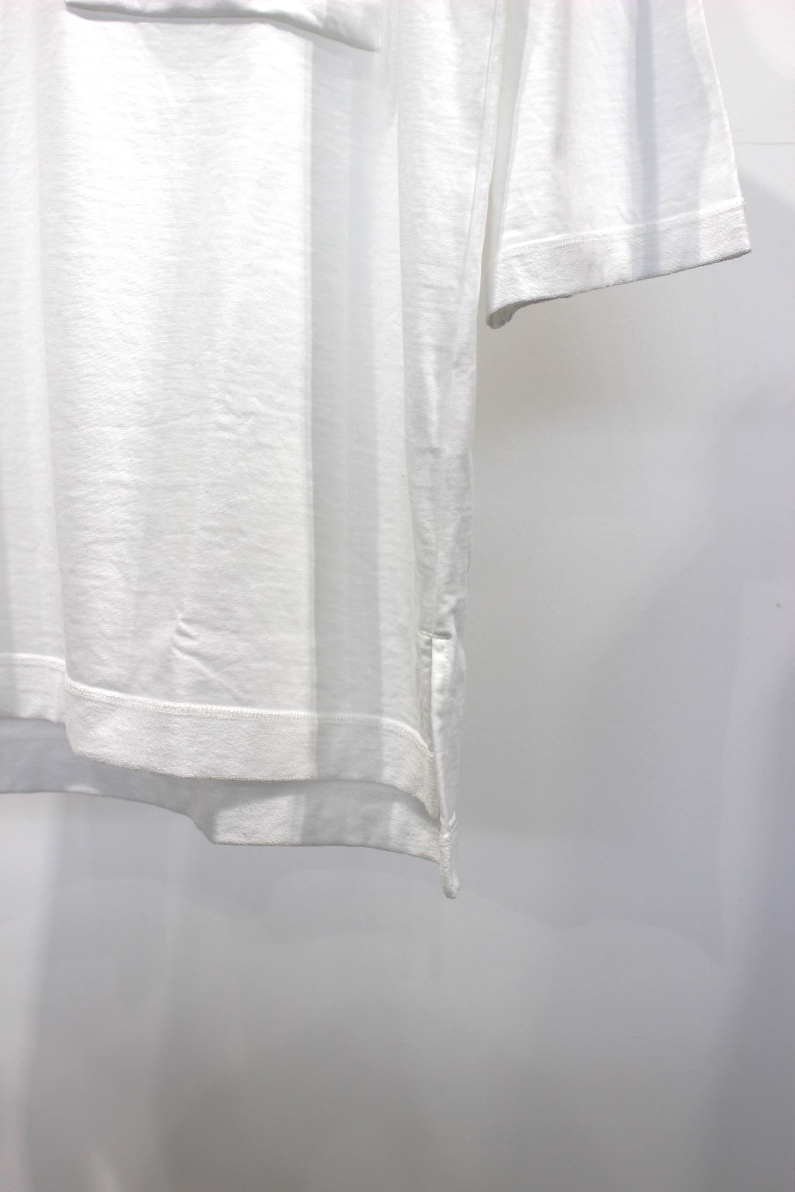 COMPACT FRENCH TERRY Q/S TEE | WHITE | カットソー