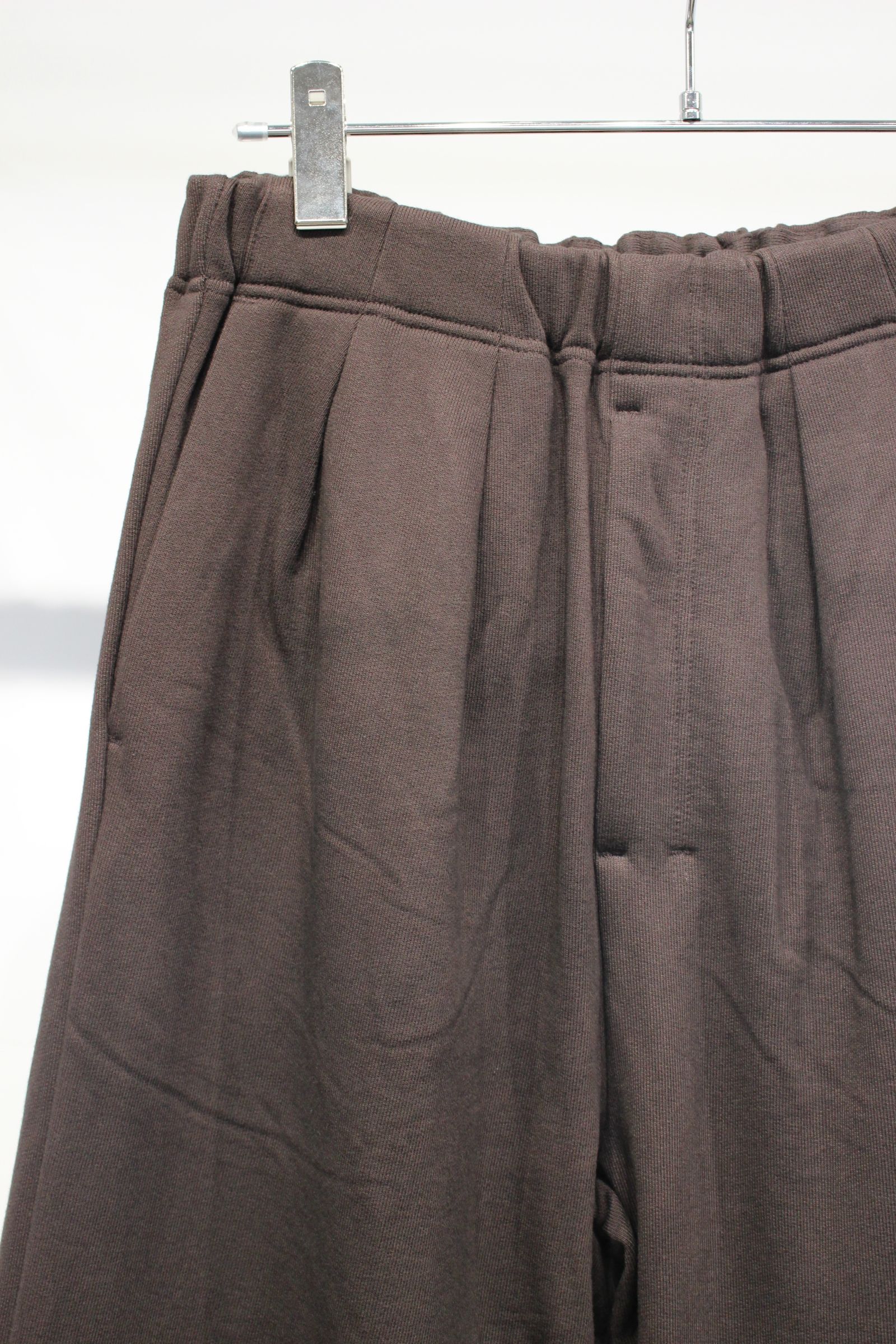 SWEAT SLACKS | BROWN | スウェットスラックス