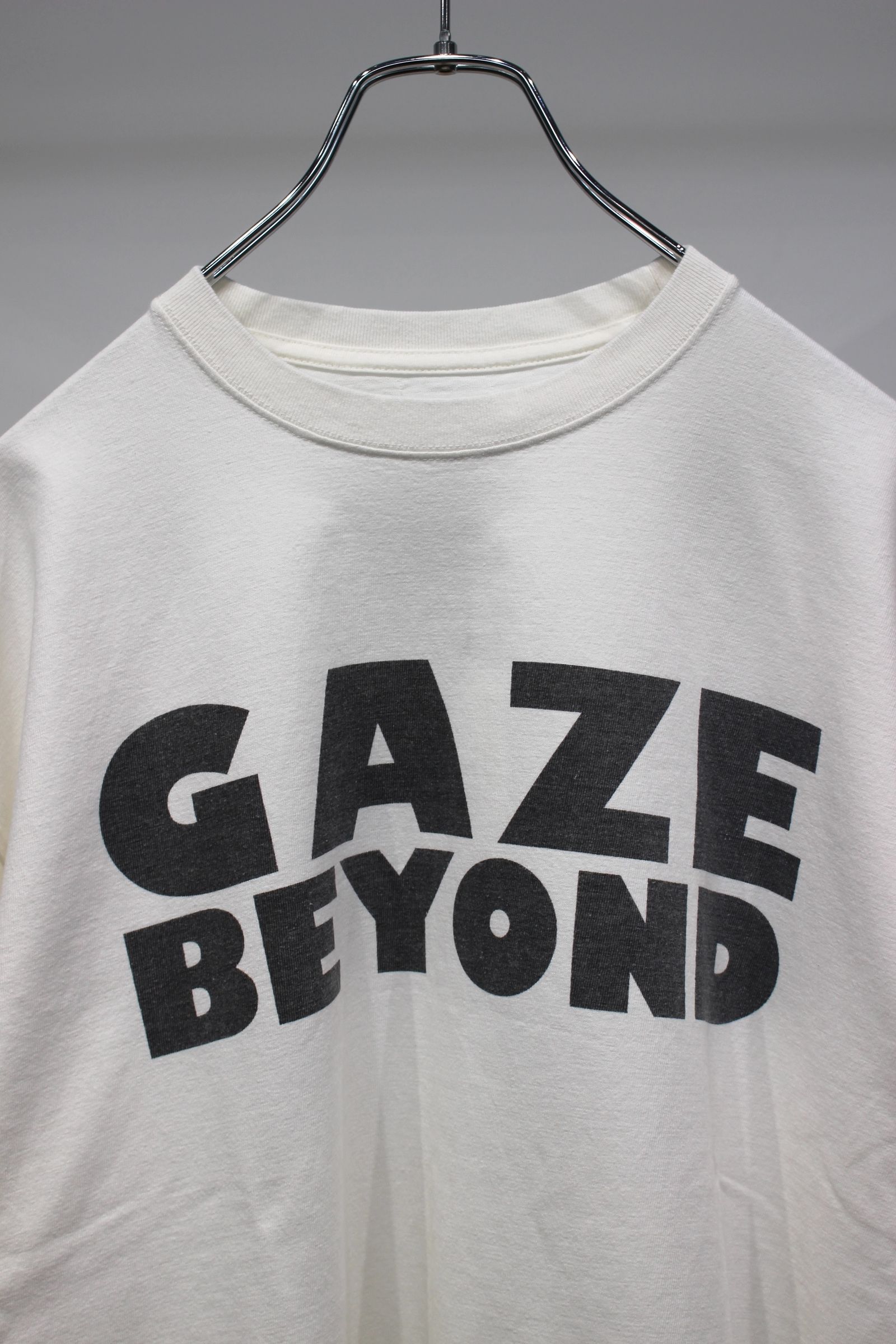 LOOSE FIT PRINT TEE : GAZE BEYOND | WHITE | カットソー