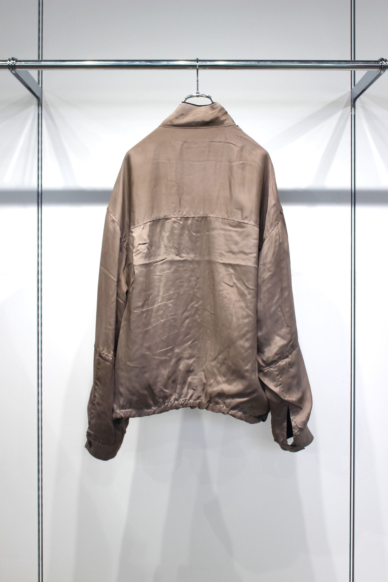 CUPRO REVERSIBLE JACKET | BLACK | リバーシブルジャケット