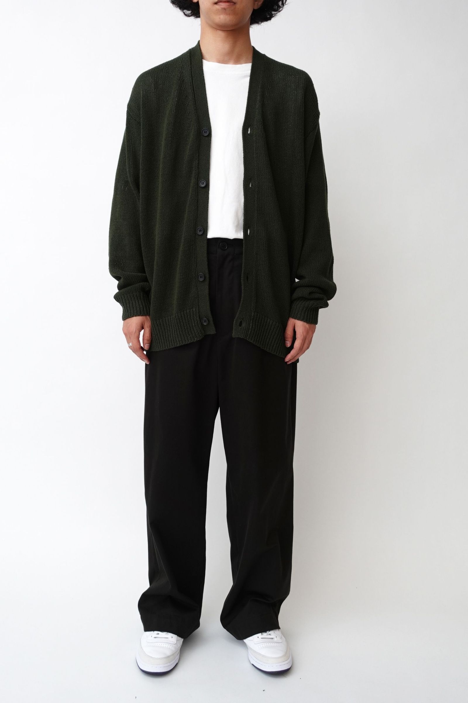 DRY COTTON KNIT CARDIGANE/コットンニットカーディガン
