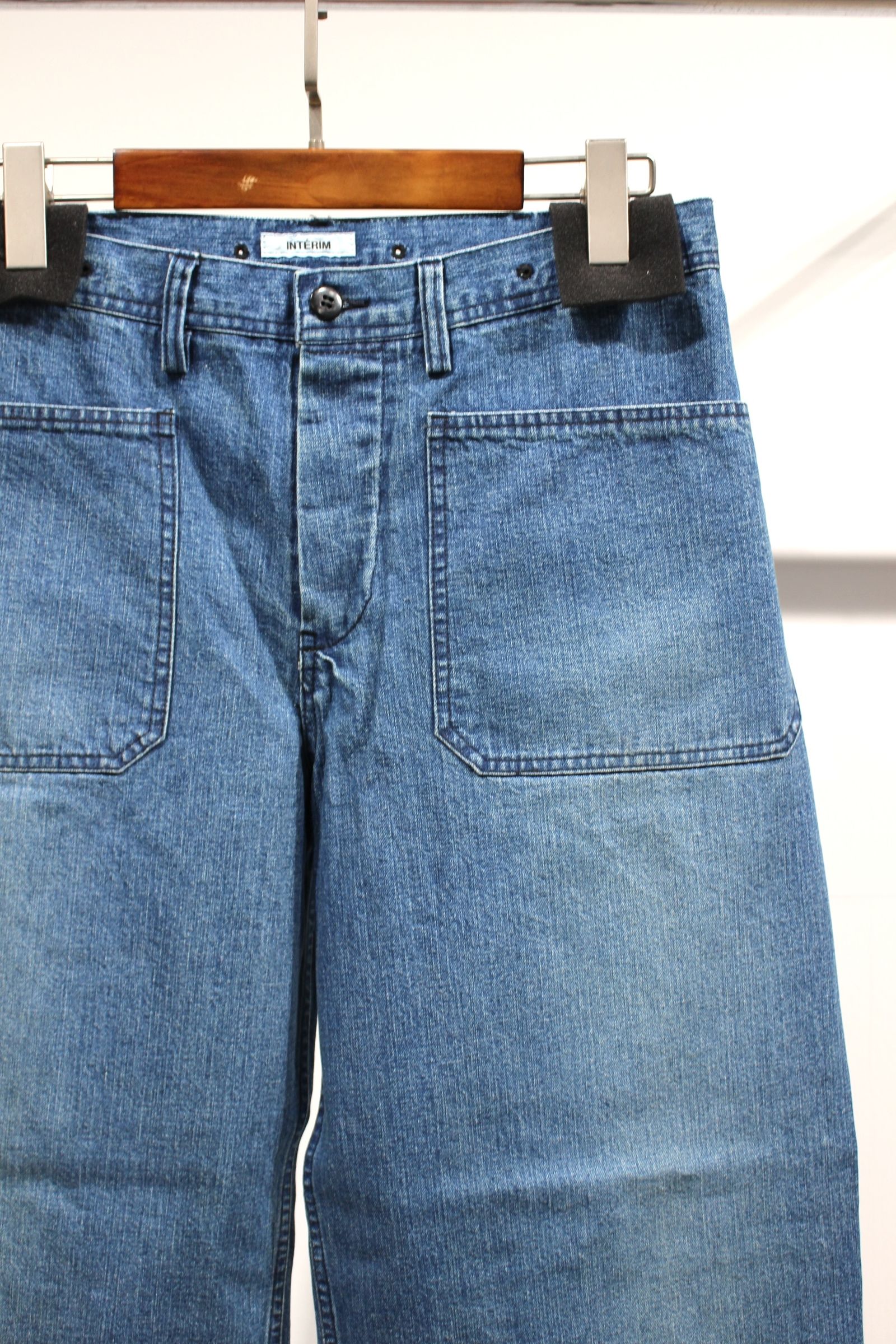 INTERIM - USED,40s WW2 US.NAVY SELVEDGE NEP DENIM TROUSER/U.NAVY