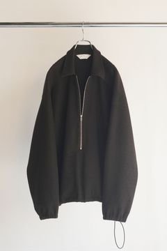 WOOL PULL OVER SHIRT | BROWN | シャツ