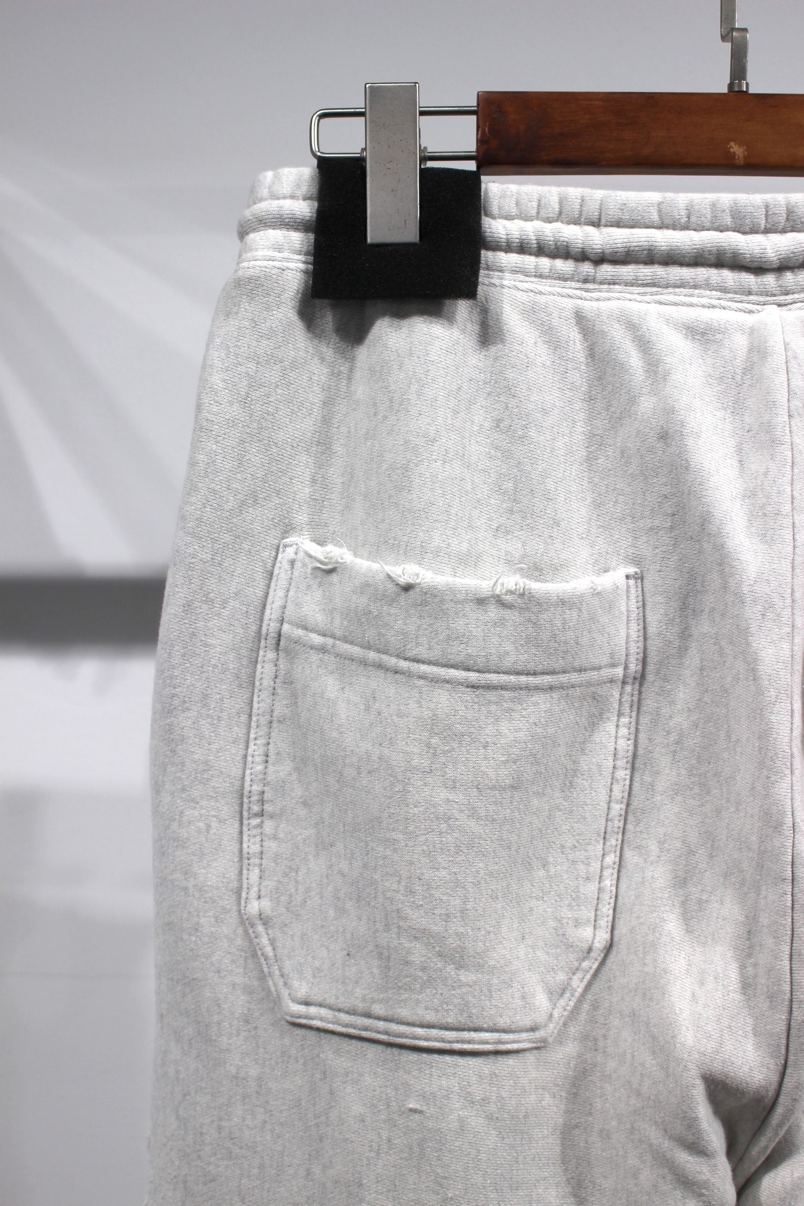 ANCELLM - CRASH SWEAT LAYERED PANTS/WHITE | NapsNote