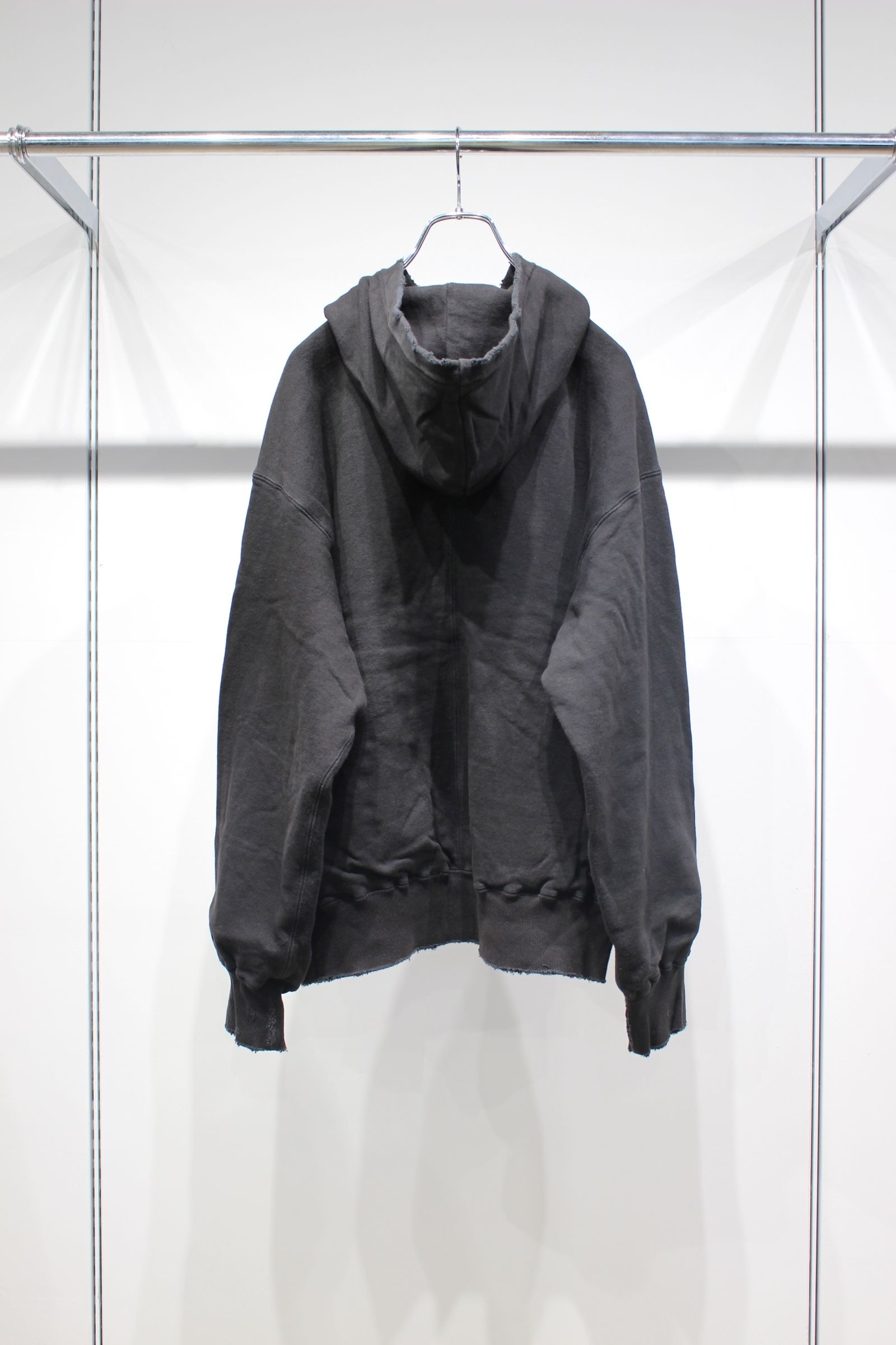 ZIP UP HOODIE | BLACK | フーディー