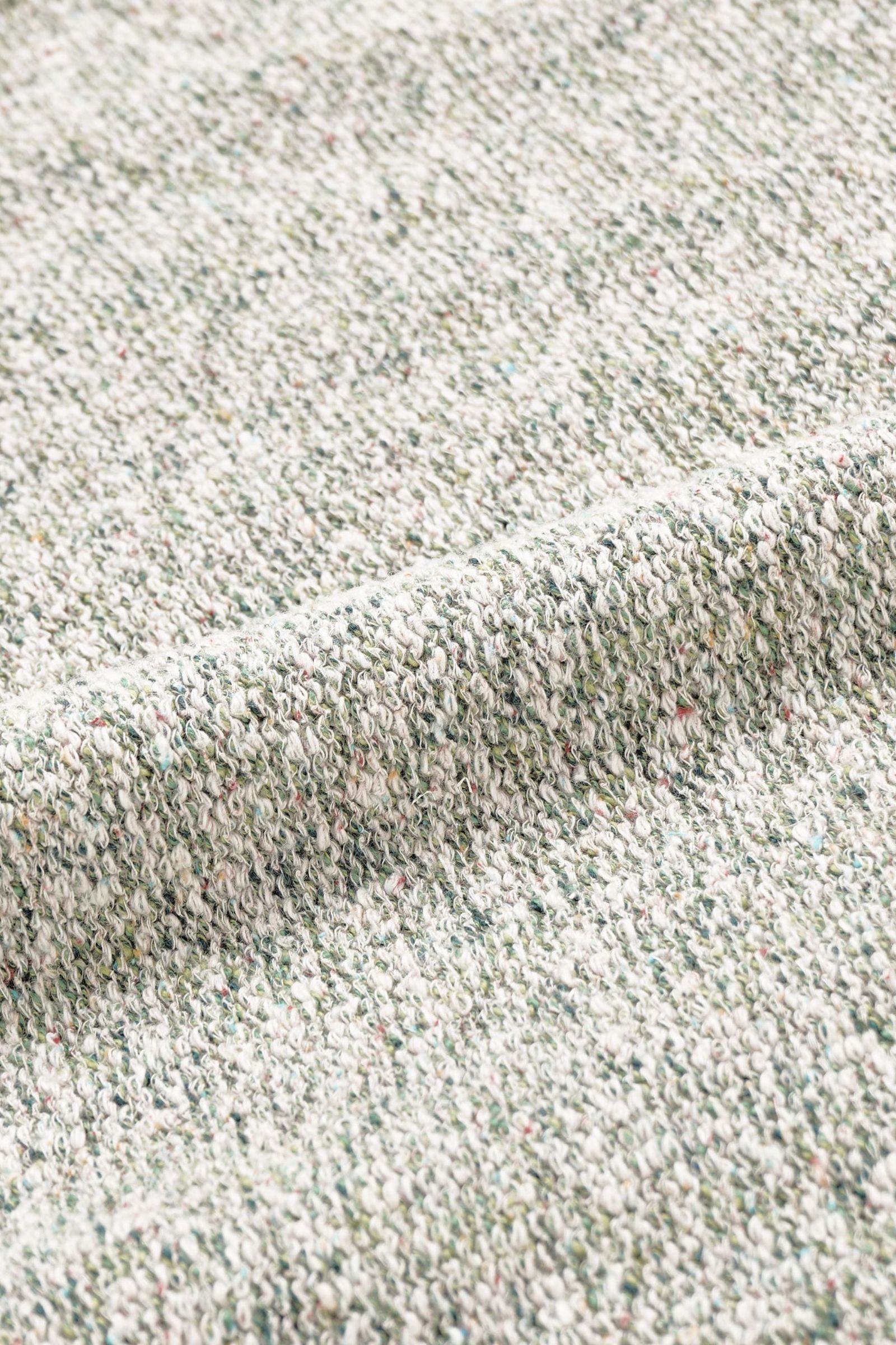 SHIFTED MELANGE KNIT PULLOVER : INSIDE OUT | MINT | ニット