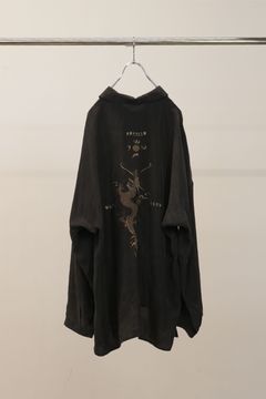 EMBROIDERED SOUVENIR SHIRT | BLACK | 刺繍シャツ