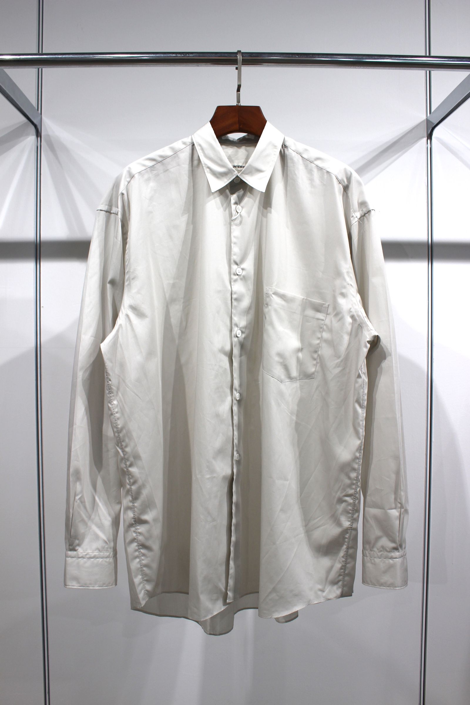 HYPER BIG 200/2 SUPIMA BROAD REGULAR COLLAR SHIRT/L.BEIGE
