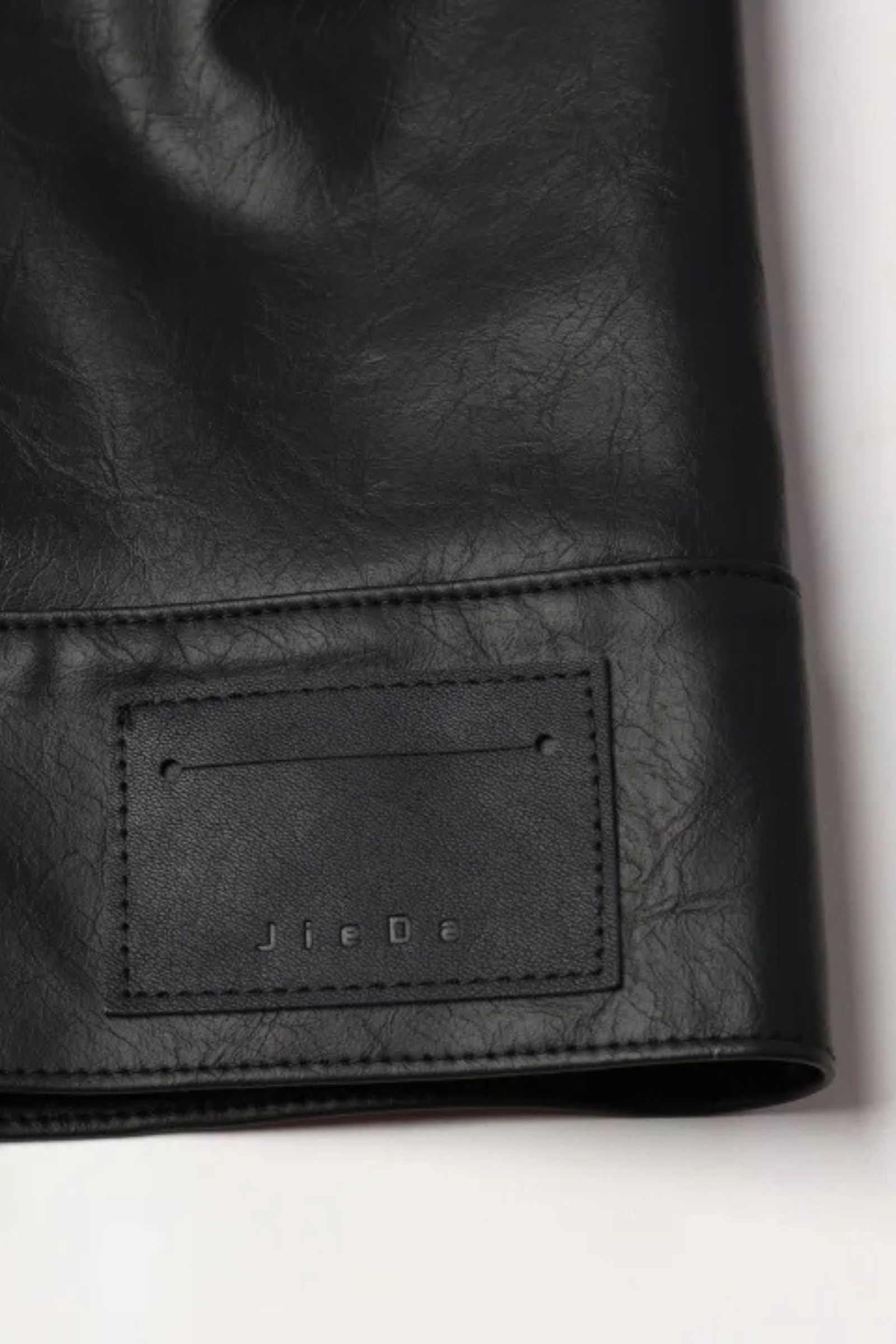 [ラスト1点] VEGAN LEATHER JACKET | BLACK | ヴィーガンレザージャケット