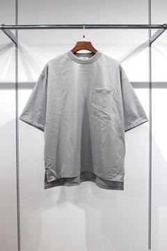LONG STAPLE AUSTRALIAN COTTON HYPER BIG T-SHIRT/B.GRAY