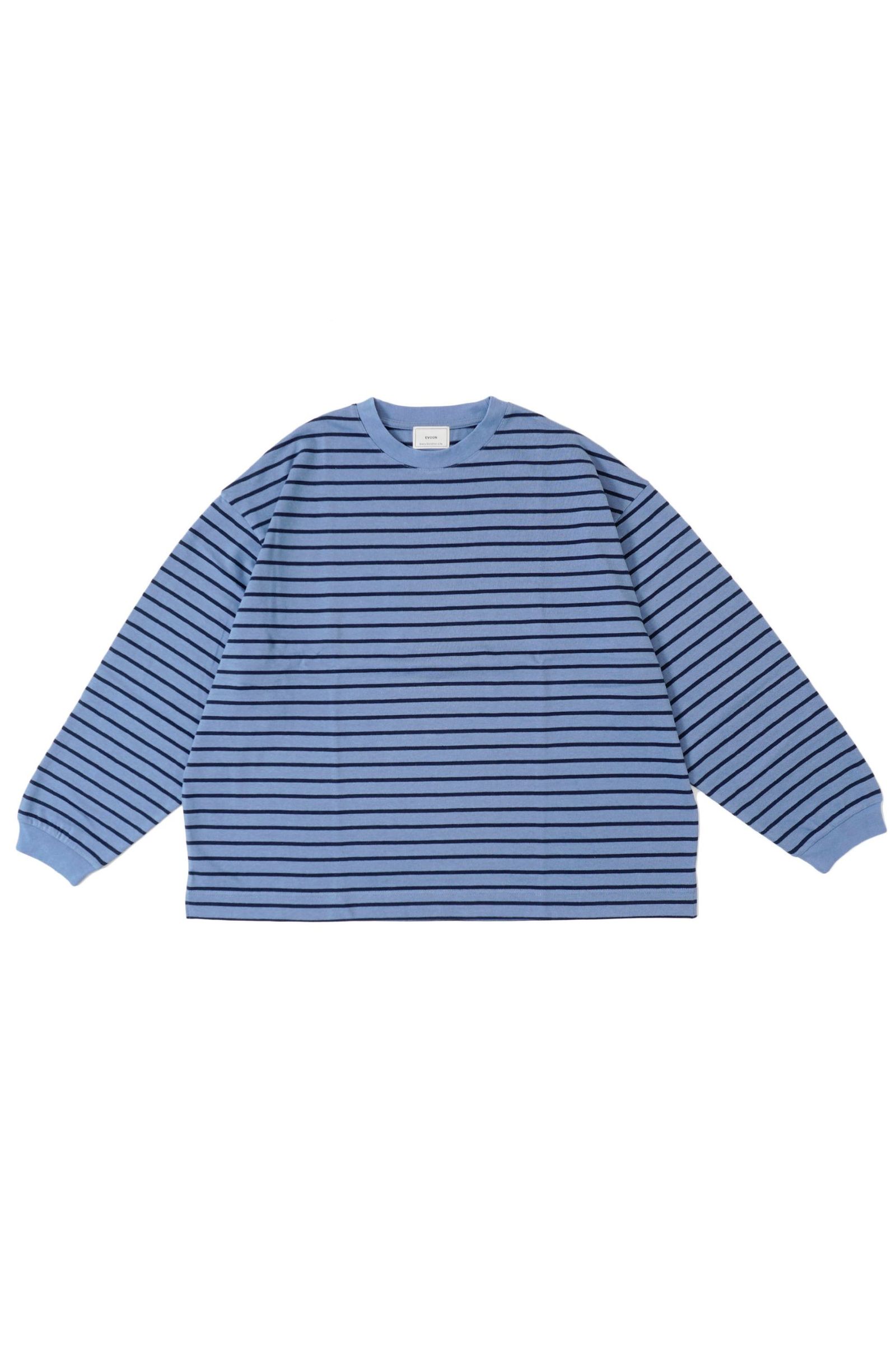 EVCON - BORDER WIDE L/S TEE/カットソー | NapsNote EVCON - BORDER WIDE L/S TEE/カットソー | NapsNote