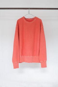 DAMAGE SWEAT SHIRT/RED