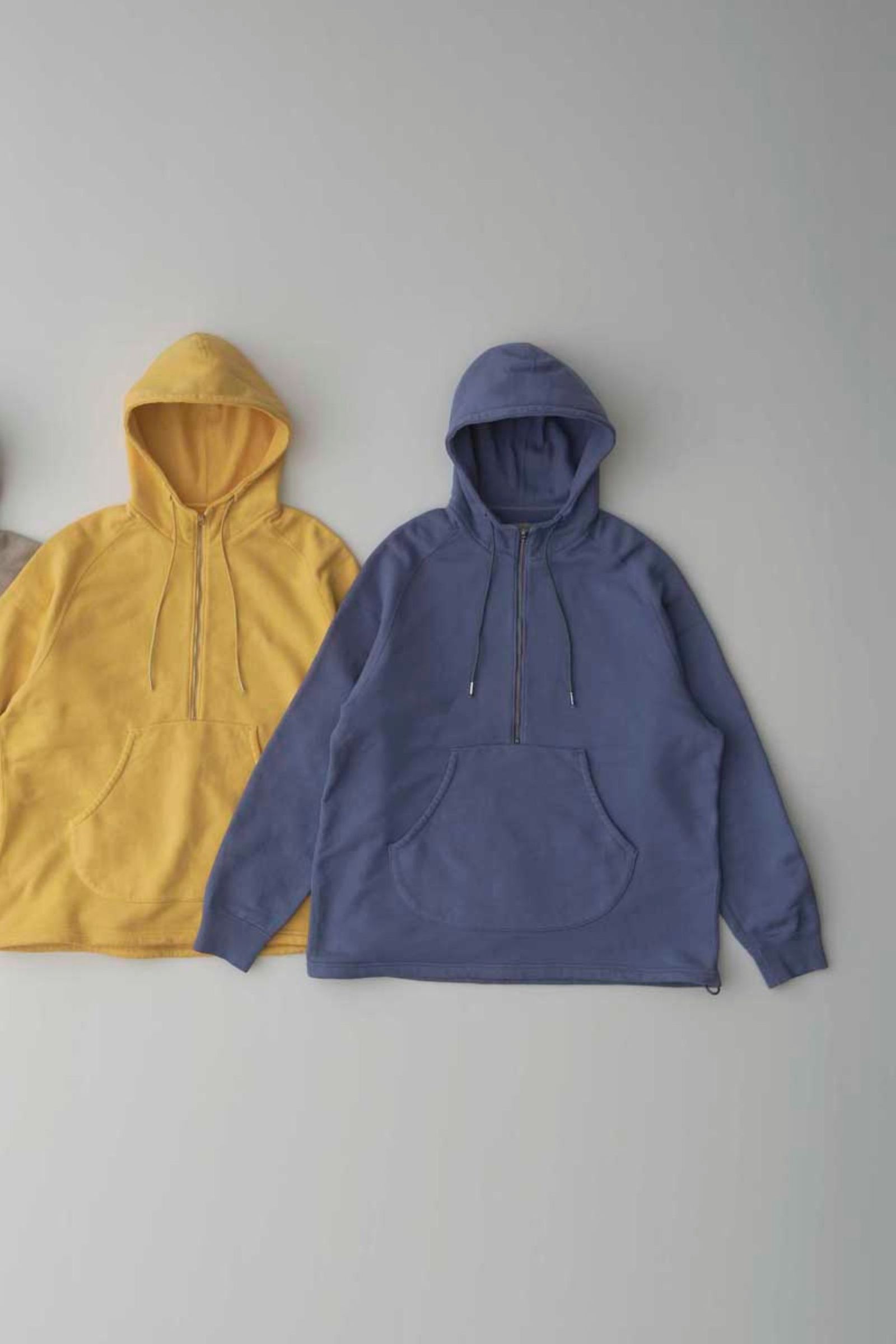 CURLY - SHANKAR HOODED ZIP P/O/SMOKE BLUE | NapsNote